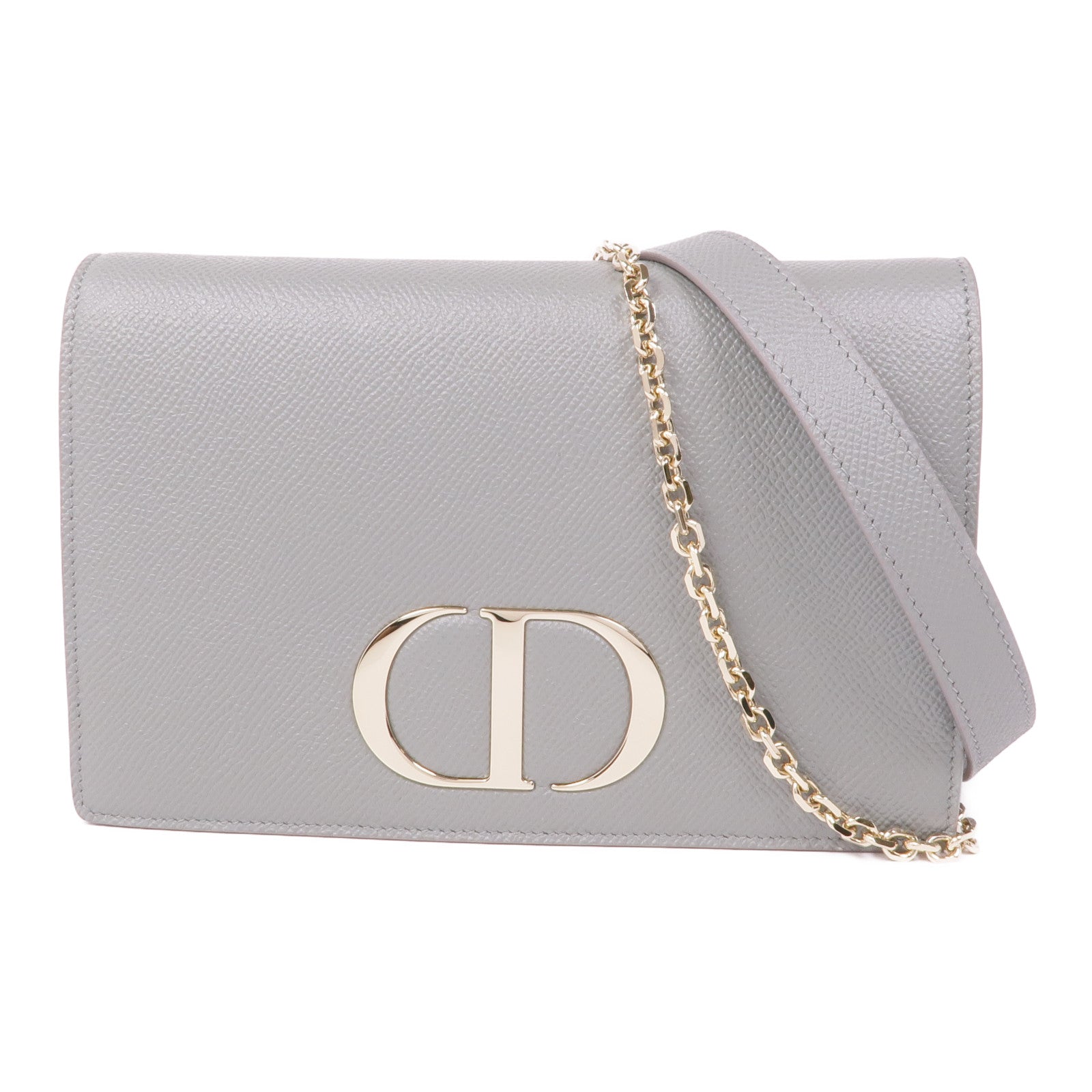 Dior 牛皮皮革Chain Shoulder Bag金扣鏈帶肩背袋