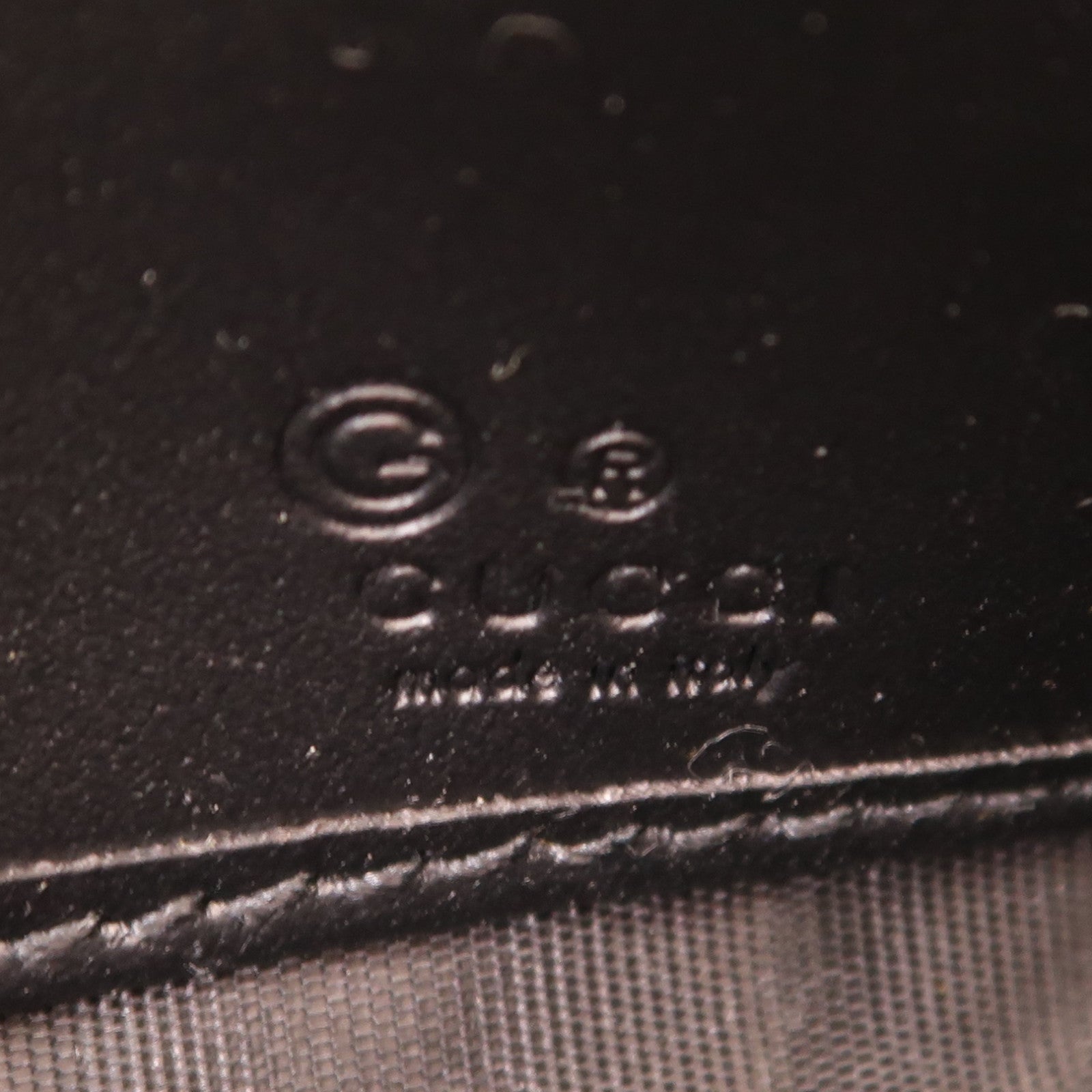 GUCCI 塗層帆布Long Wallet金扣長錢包
