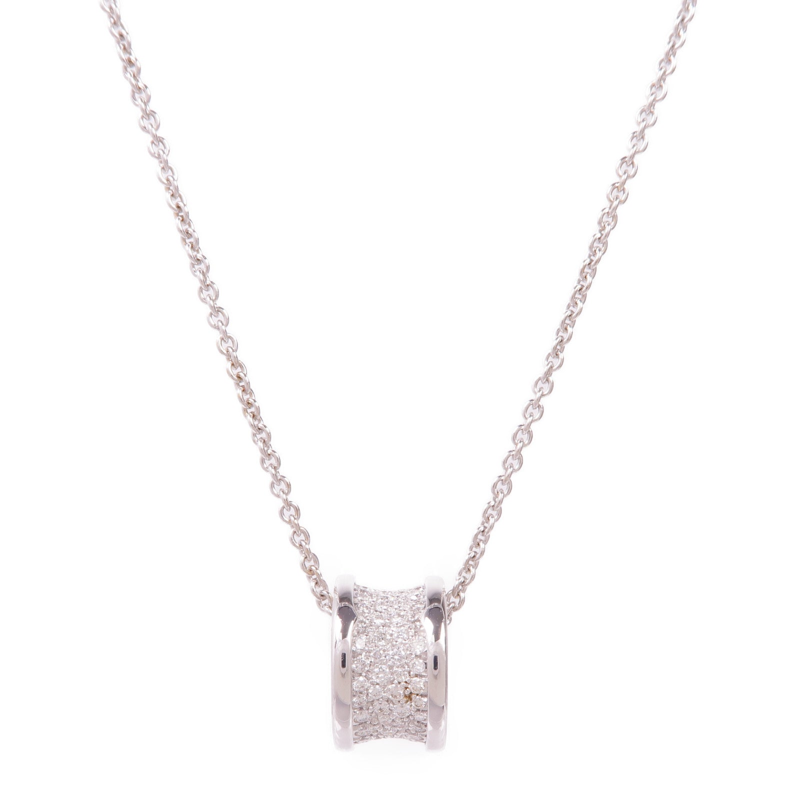 BVLGARI 18K白金B-zero1 Diamond Necklace項鍊