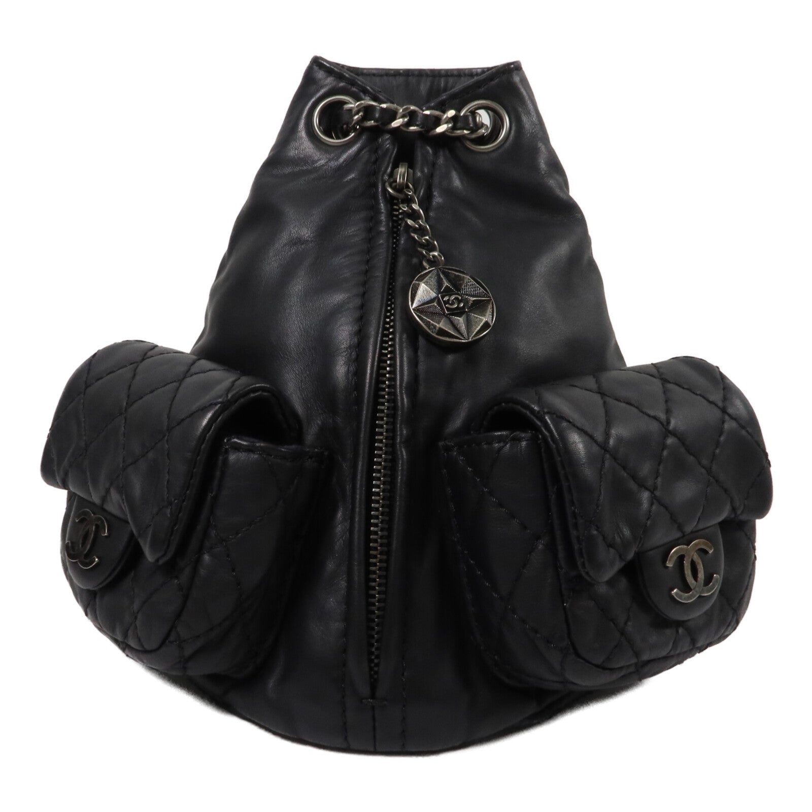 CHANEL 牛皮皮革BlackPack Mini背包