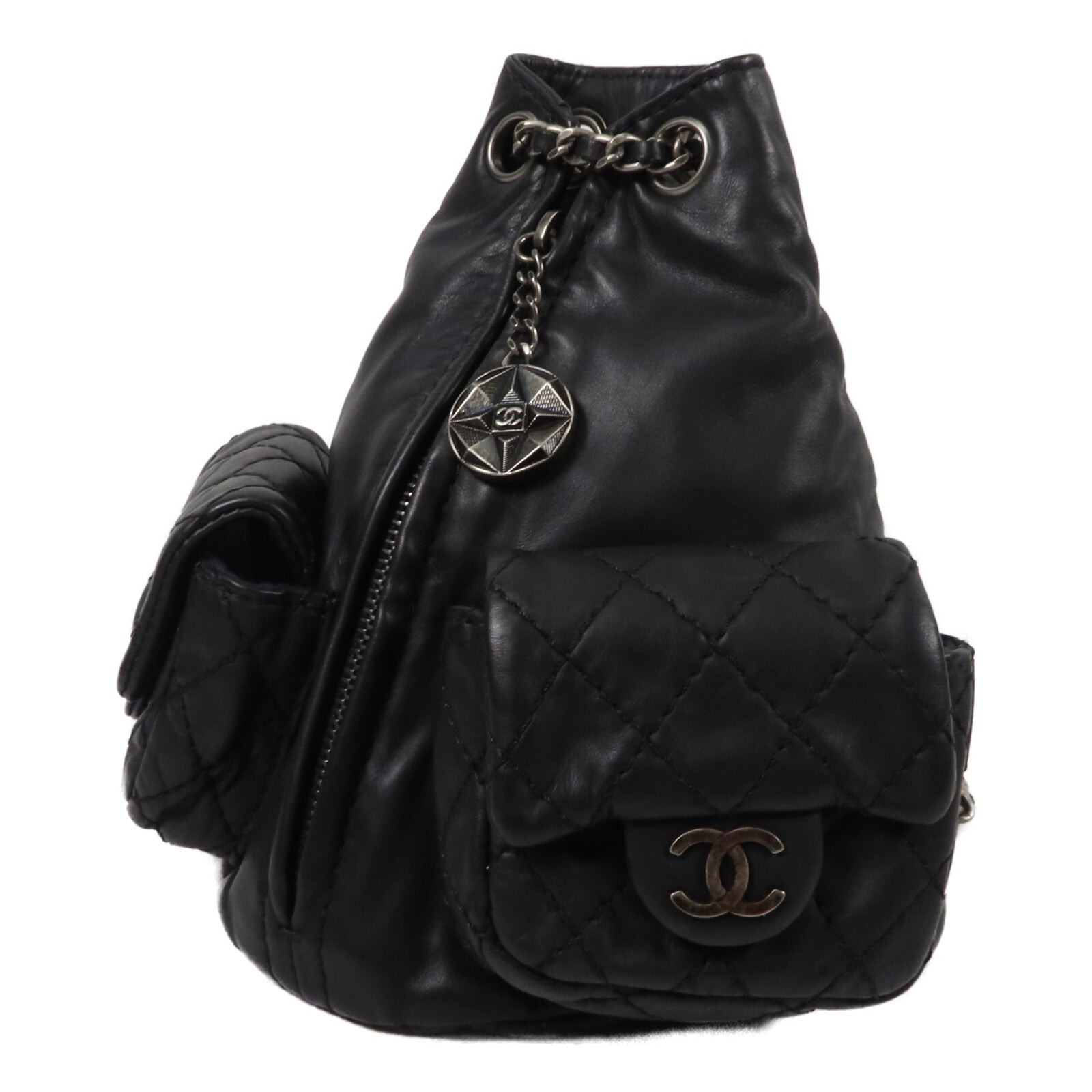 CHANEL 牛皮皮革BlackPack Mini背包