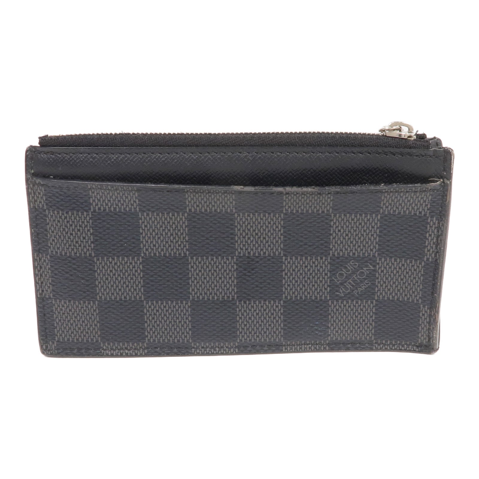 LOUIS VUITTON Damier Graphite Coin Card Holder銀扣零錢包/卡片套