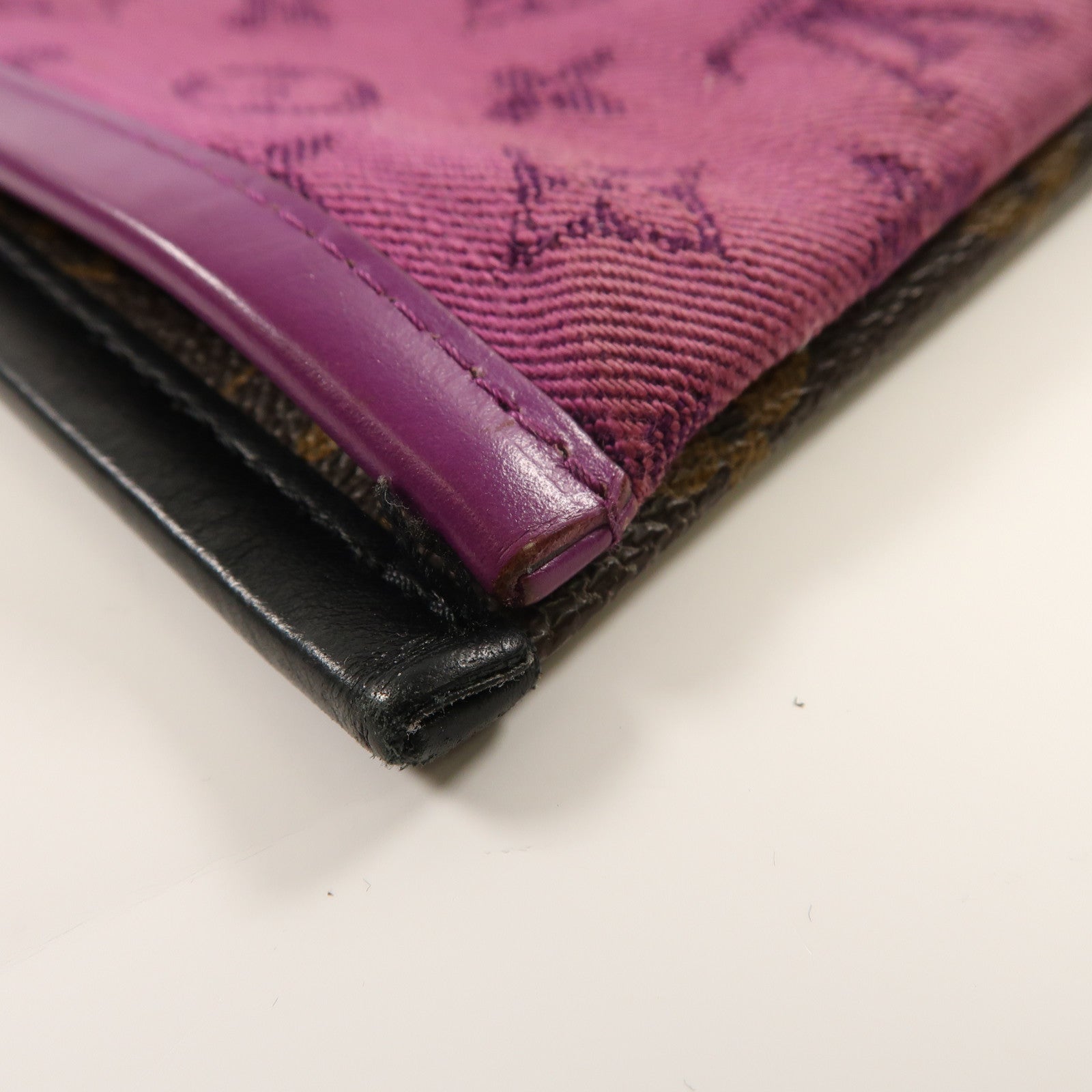 LOUIS VUITTON 【激減優惠】Monogram D.Flat Shoulder金扣鏈帶肩背袋啡色/紫色