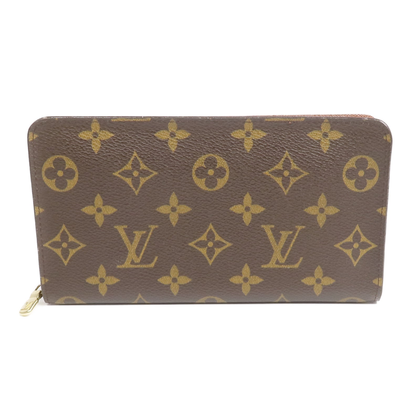 LOUIS VUITTON Monogram Porte Monnaie Zip金扣長錢包