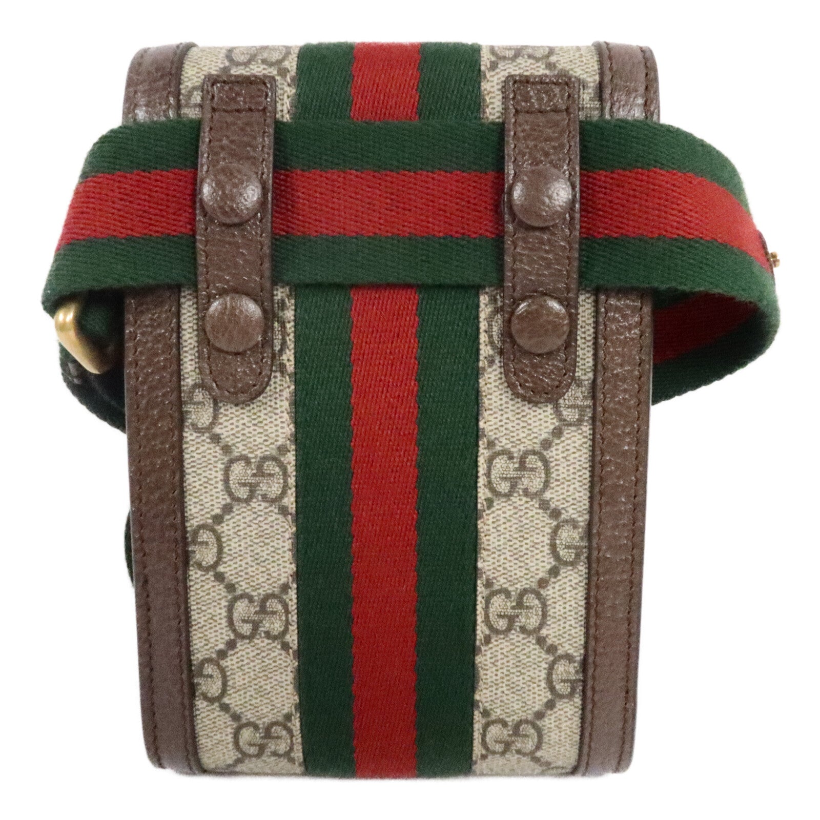 GUCCI 塗層帆布Mini Ophidia Wallet Belt Bag肩背袋