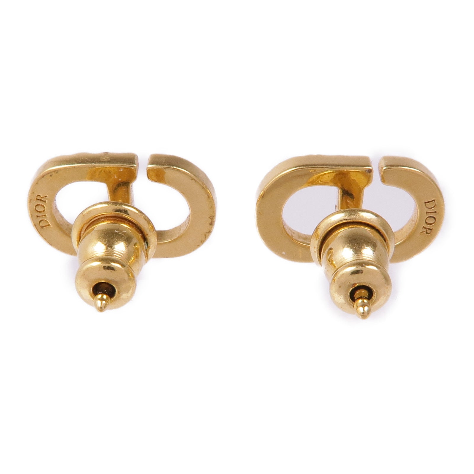 Dior 金屬Petit CD耳環