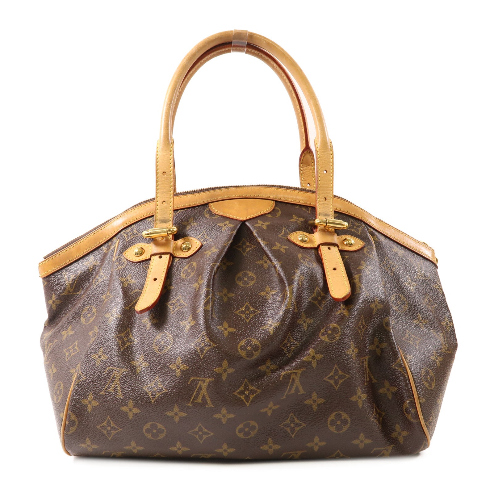 LOUIS VUITTON LV GHW Tivoli GM Shoulder Bag M40144 Monogram Brown