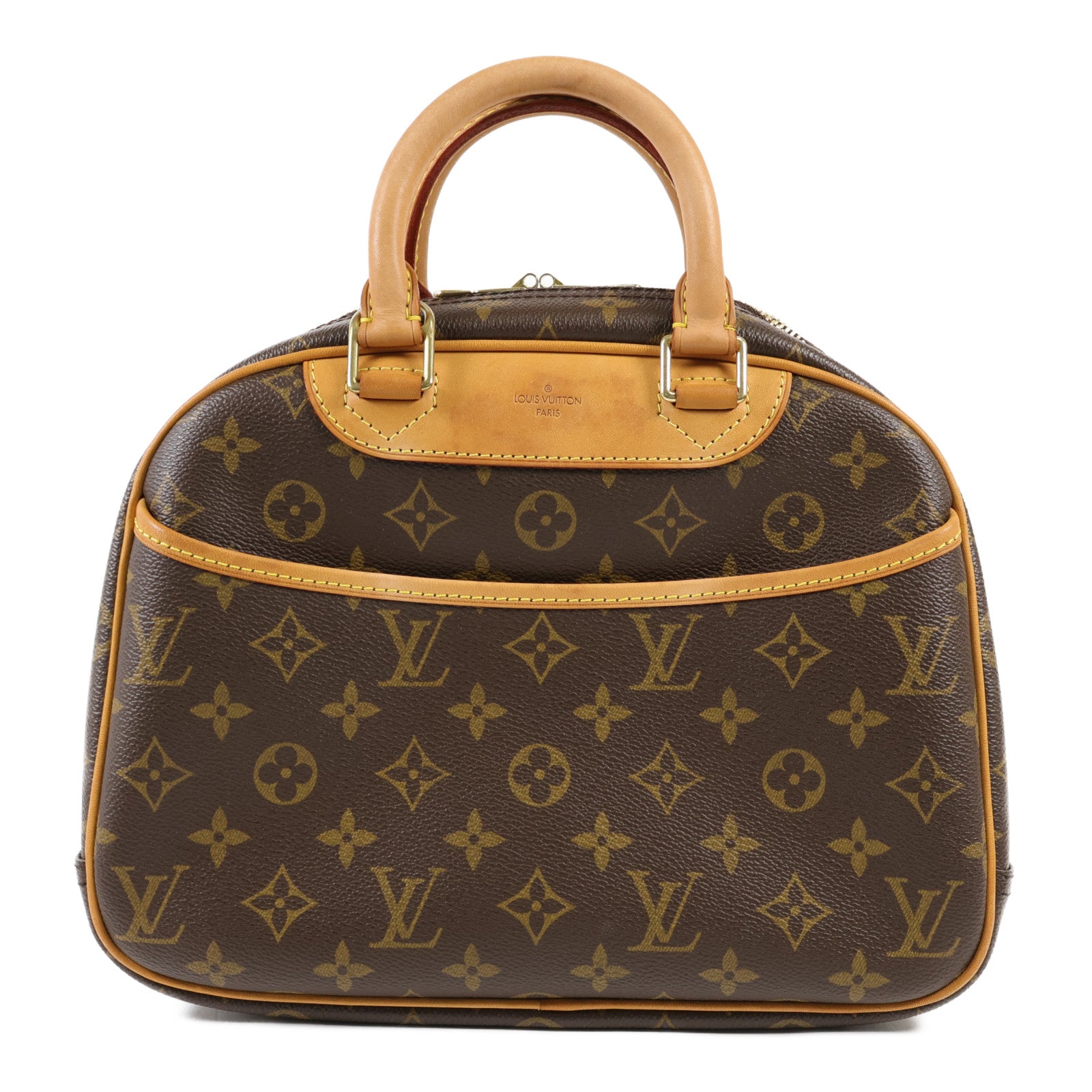 LOUIS VUITTON Monogram Trouville金扣手挽袋