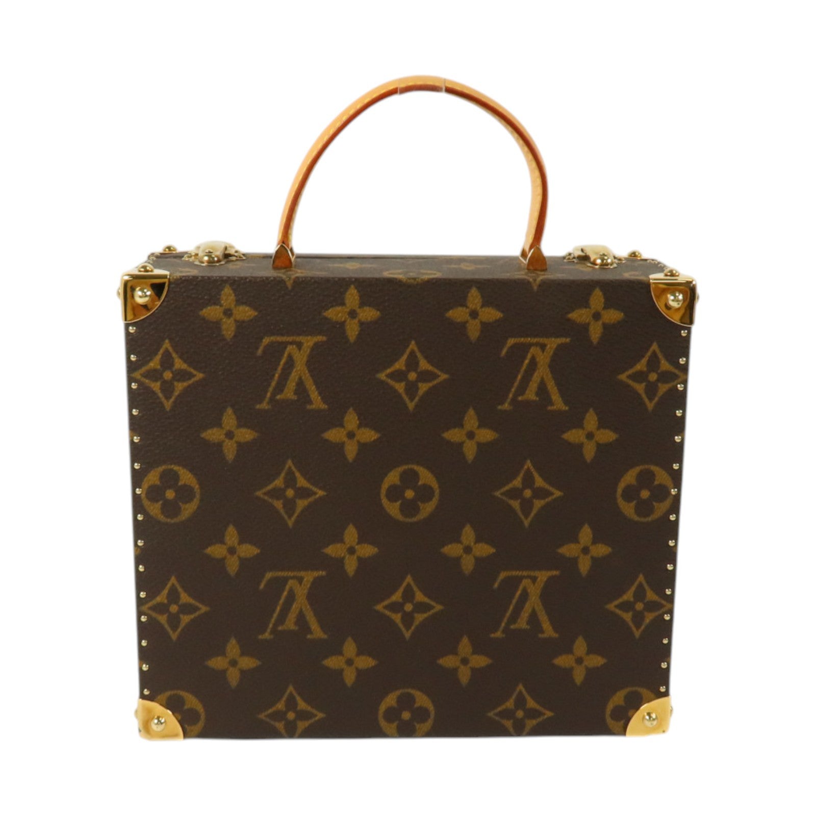 LOUIS VUITTON Monogram Panda Jewelry Box金扣手挽袋