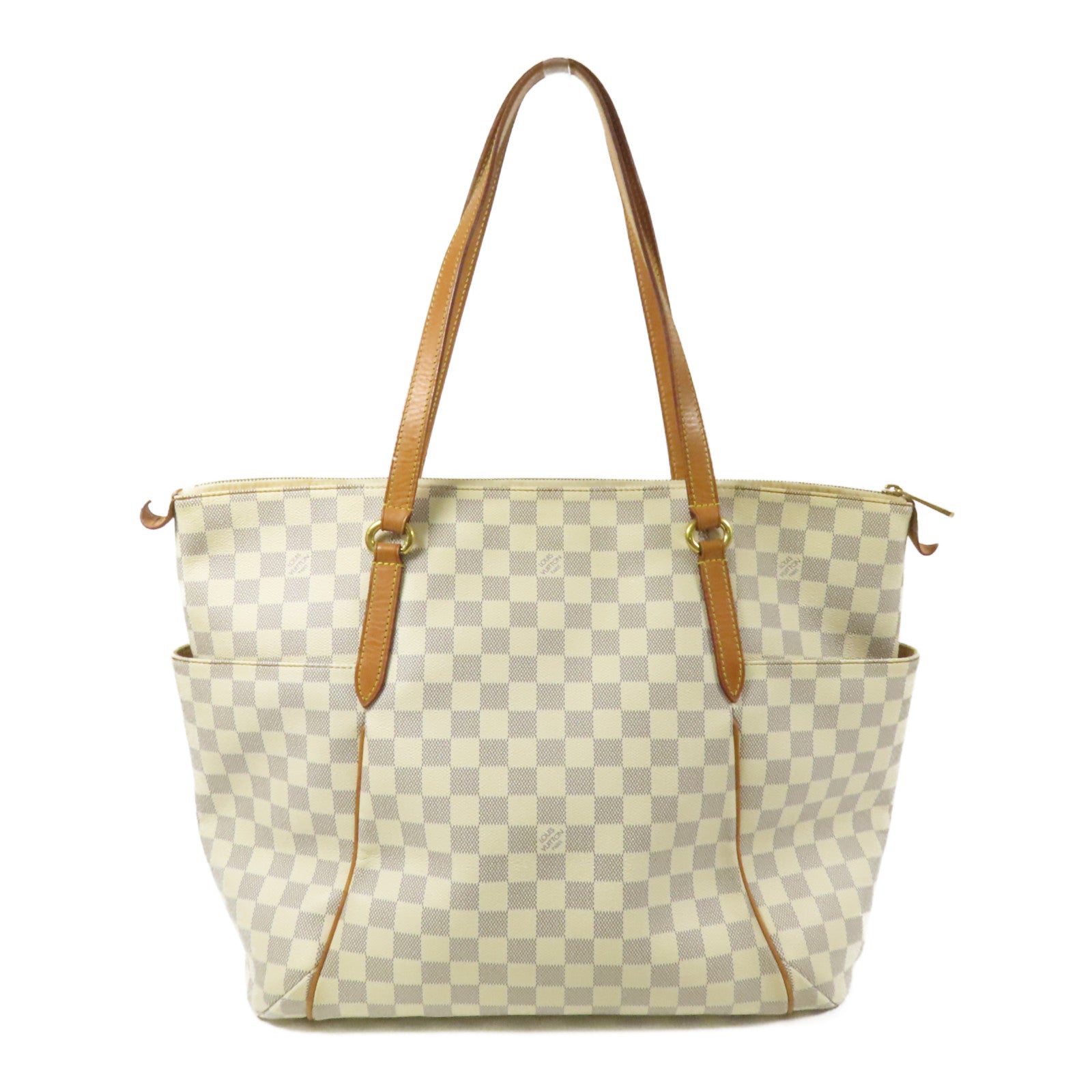 LOUIS VUITTON Damier Azur Totally GM金扣肩背袋