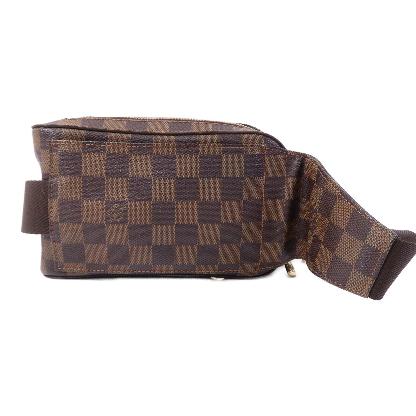 LOUIS VUITTON Damier Geronimos金扣腰包
