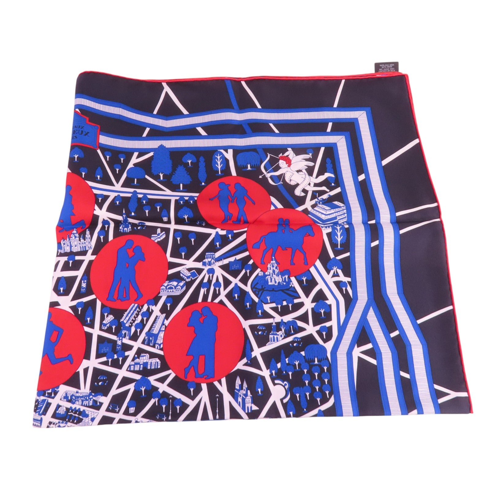 HERMES Scarf Scarves Silk