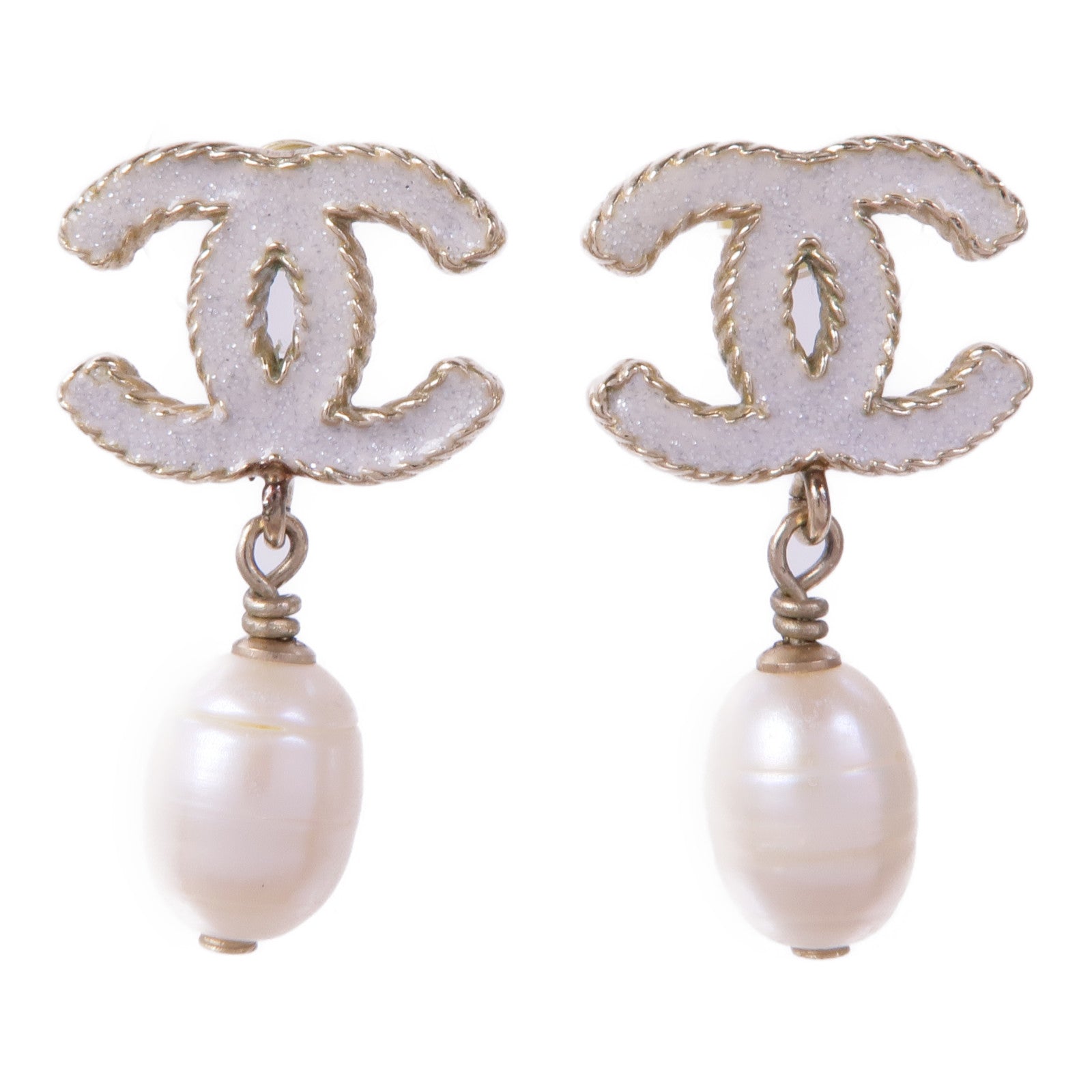 CHANEL 金屬/PVC Earrings耳環