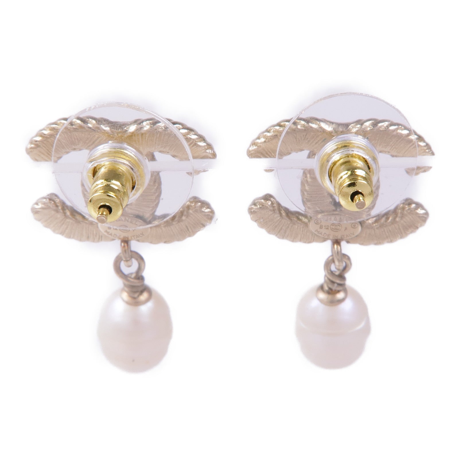 CHANEL 金屬/PVC Earrings耳環