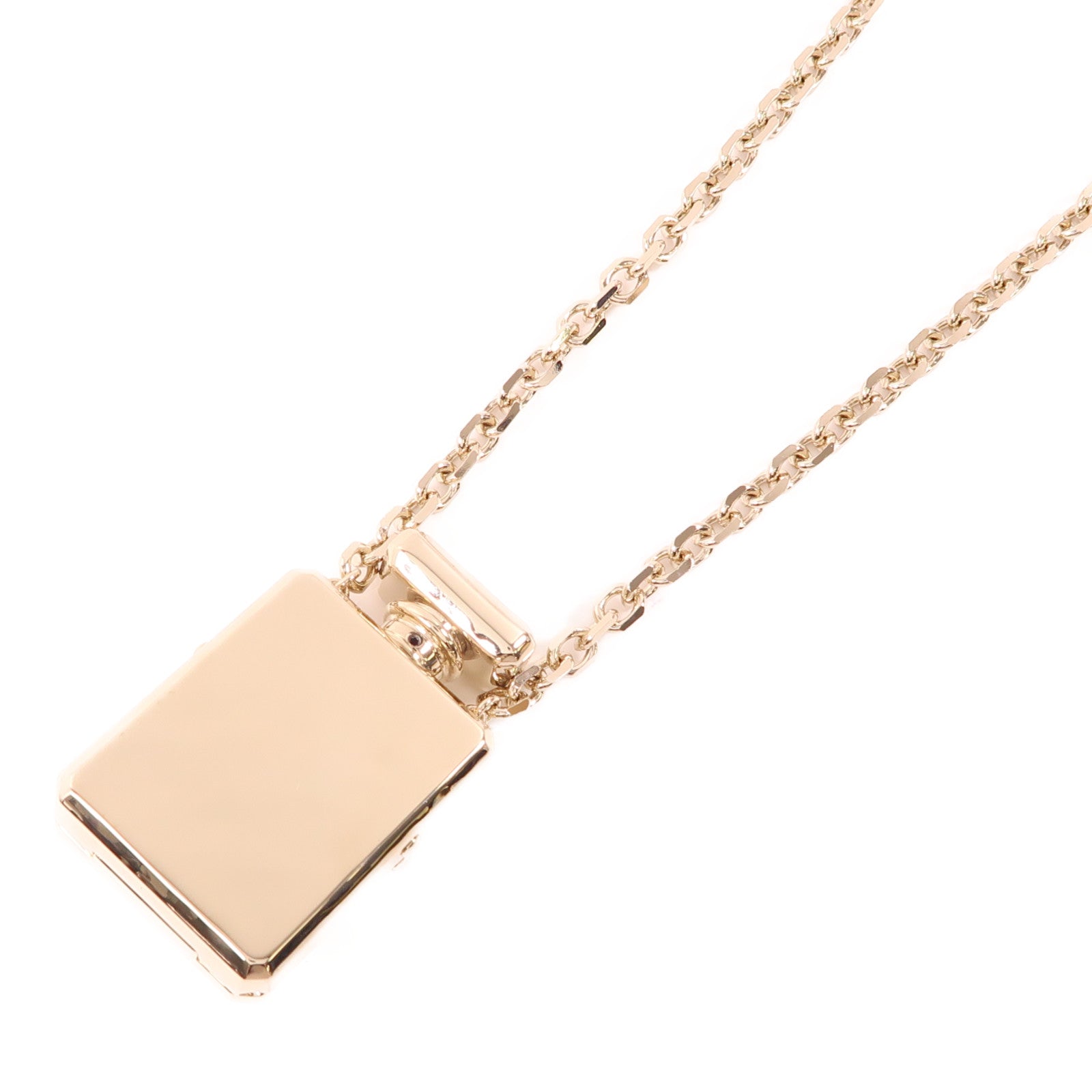 CHANEL CC Necklace Metal Gold