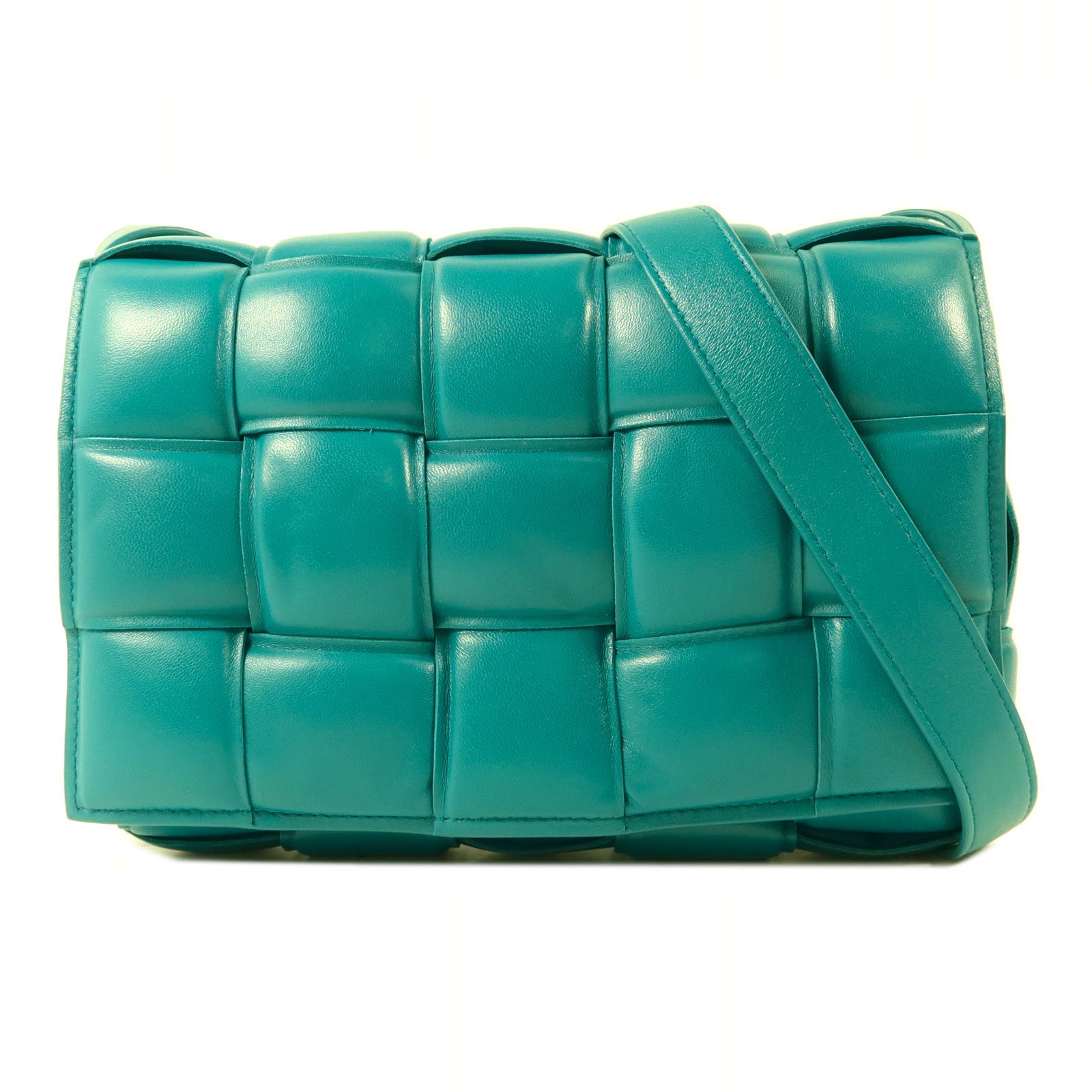 BOTTEGA VENETA 羊皮皮革Padded Cassette肩背袋