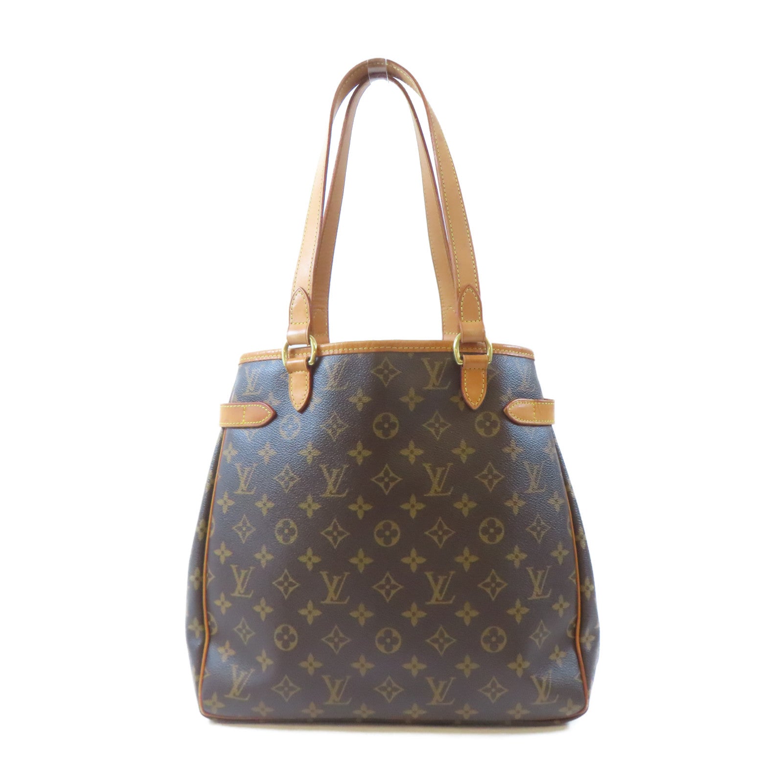LOUIS VUITTON 【激減優惠】Monogram Batignolles金扣肩背袋棕色