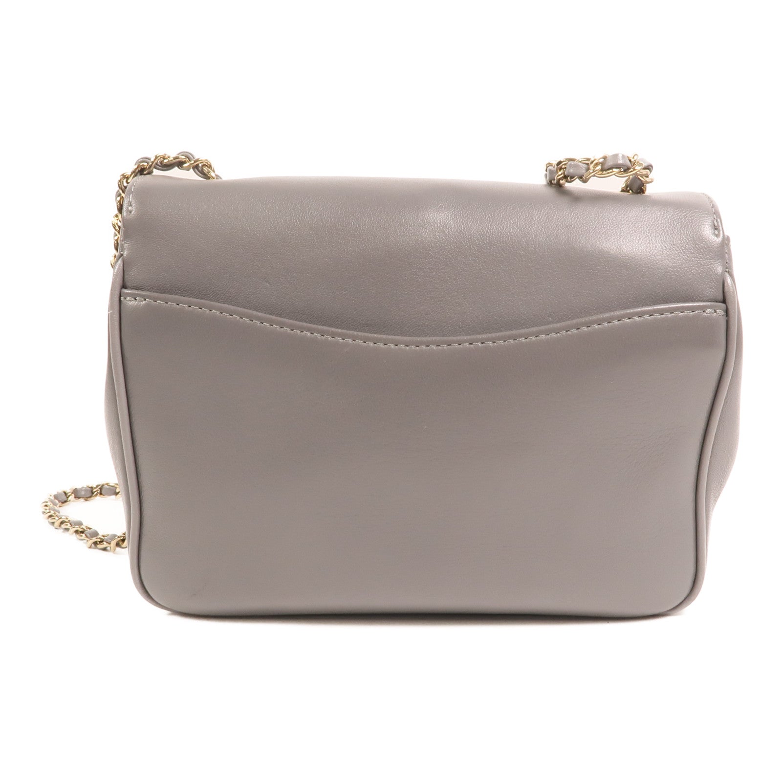 CHANEL 【激減優惠】牛皮皮革CC Mania Flap Bag金扣鏈帶肩背袋
