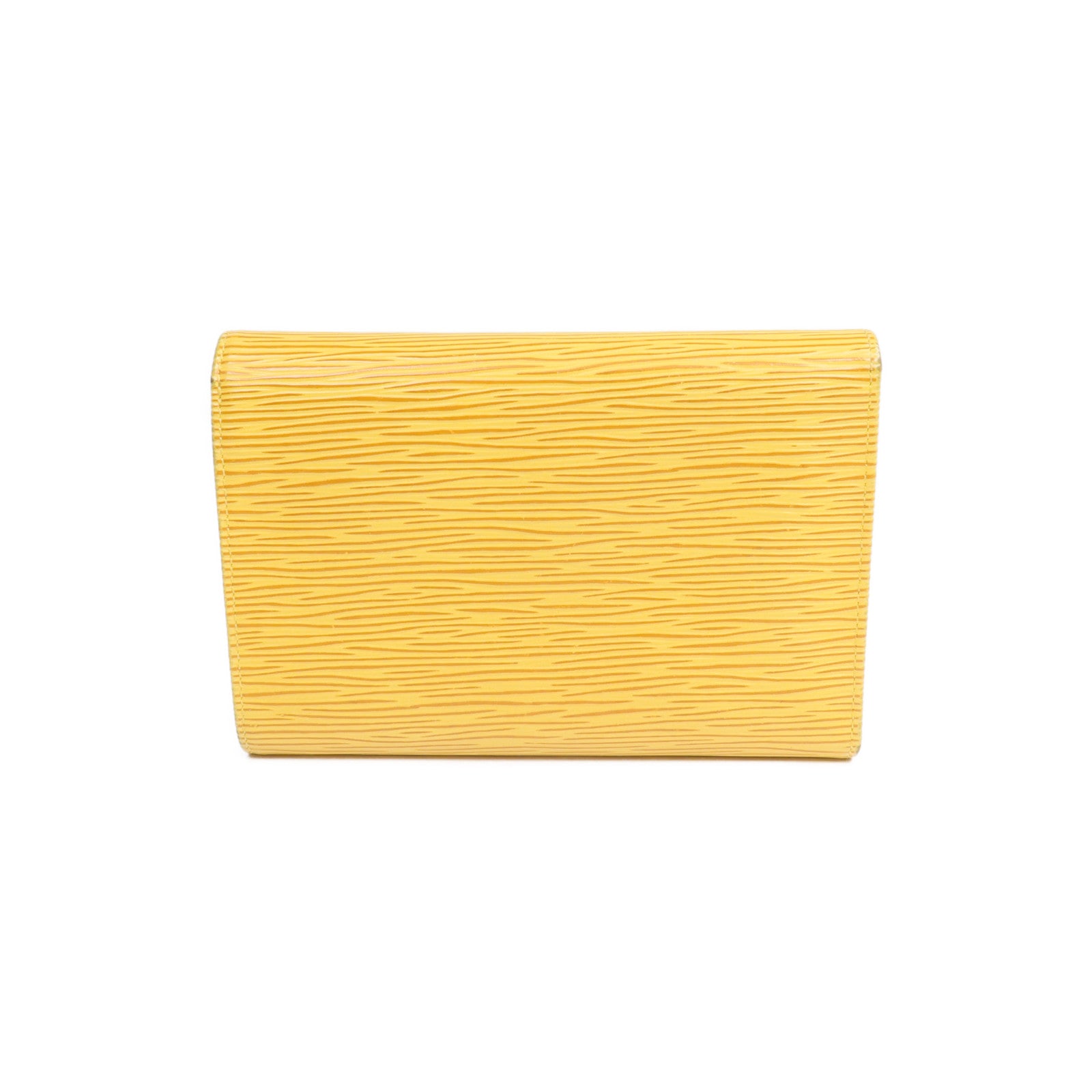 LOUIS VUITTON Epi Porte Tresor Etui Papier Wallet金扣錢包