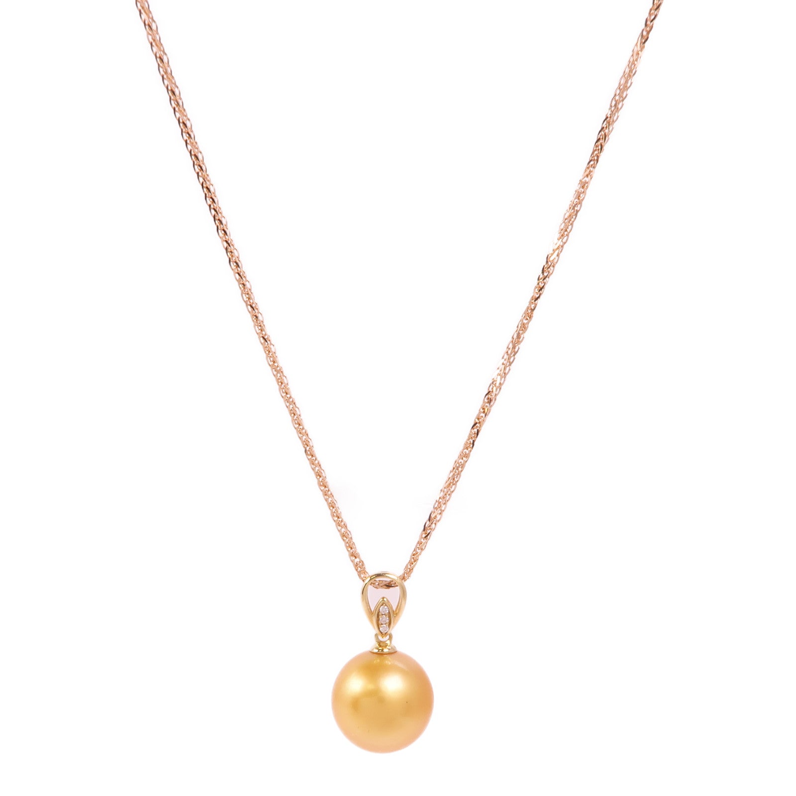 JEWELRY 【激減優惠】18K玫瑰金Pearl Necklace珍珠項鍊