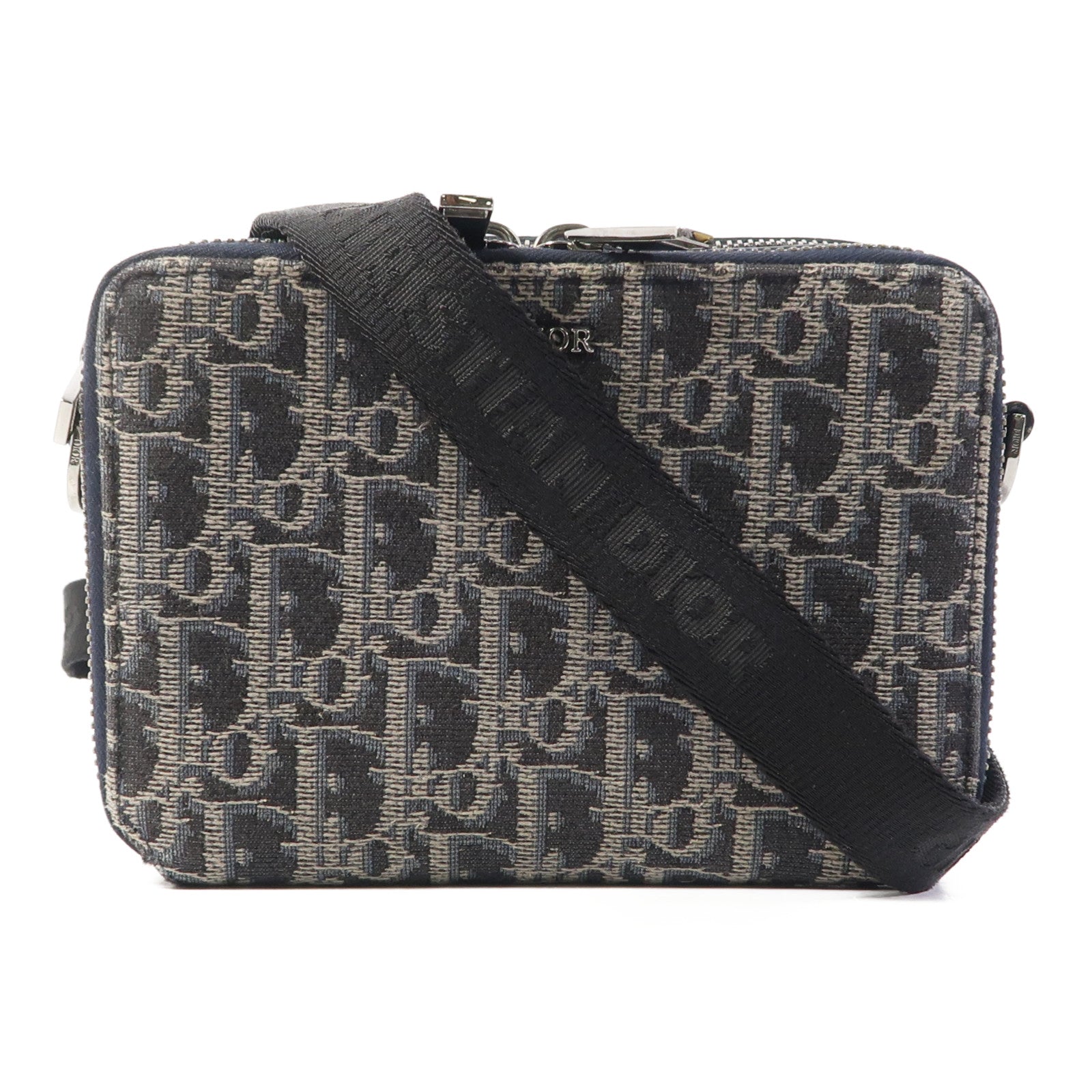 Dior Oblique Jacquard Shoulder Bag銀扣肩背袋– Brand Off Hong Kong