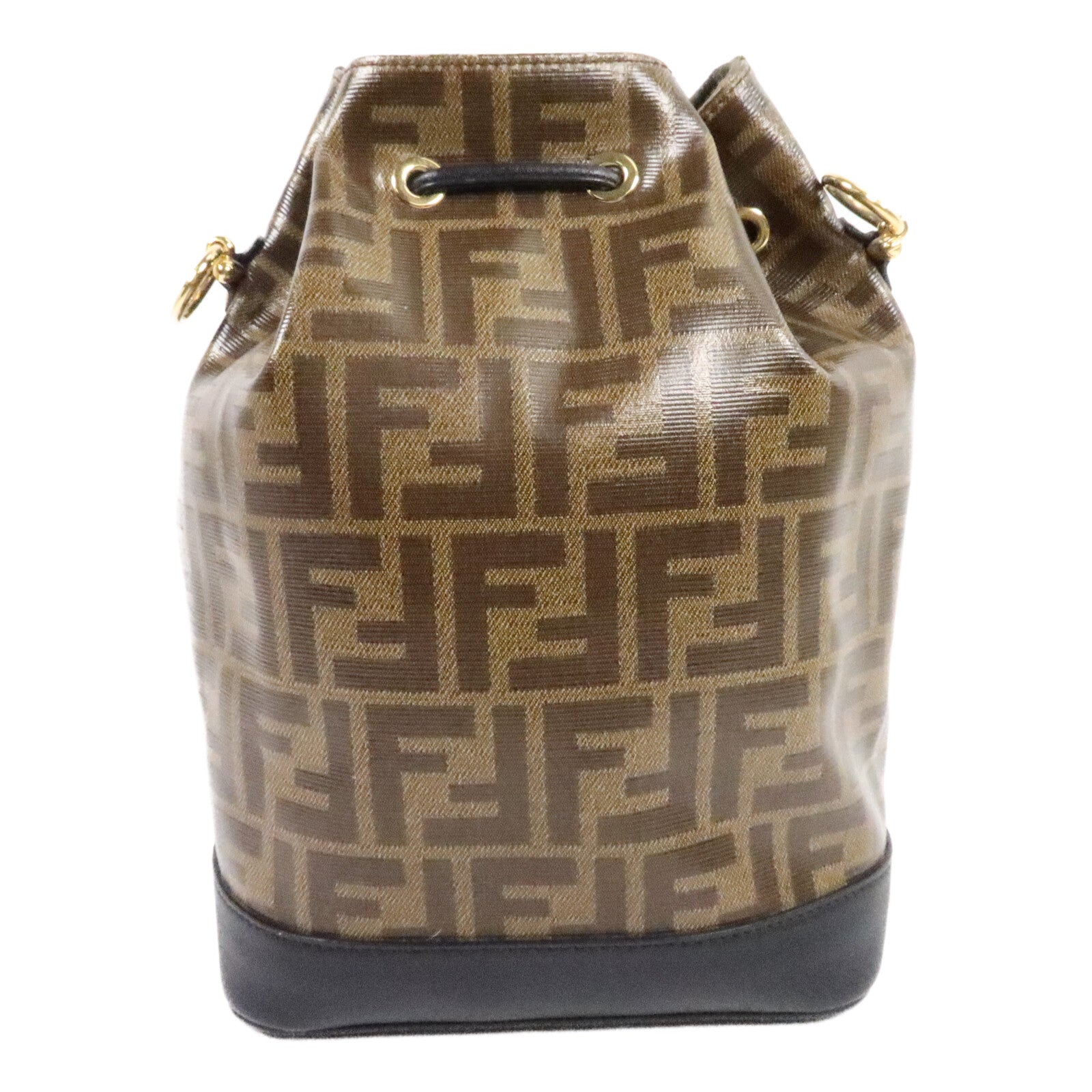 FENDI 塗層帆布Mon Tresor肩背袋