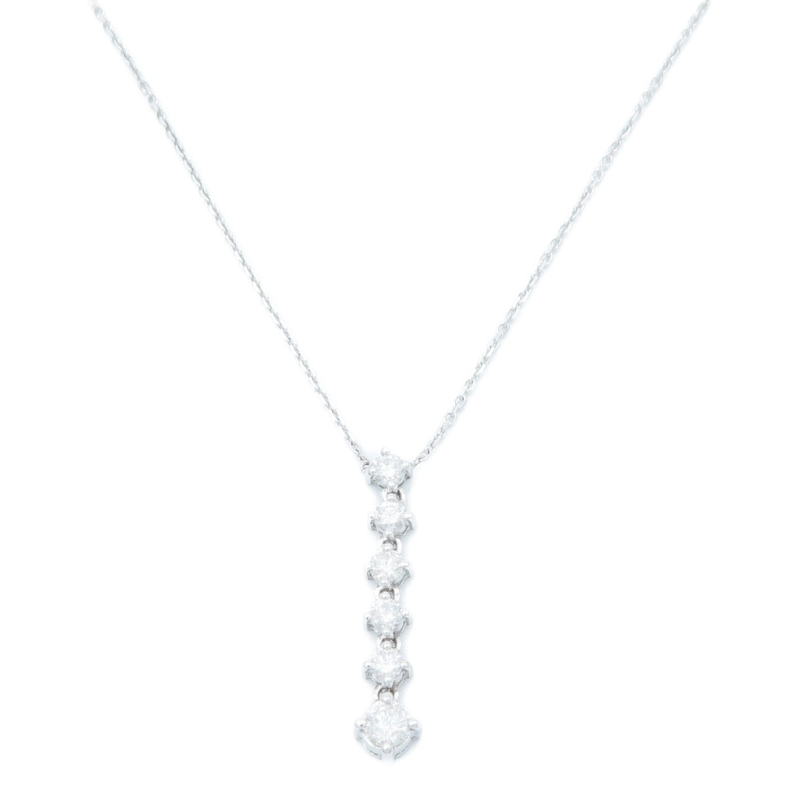 JEWELRY 18K白金Diamond Necklace鑽石項鍊