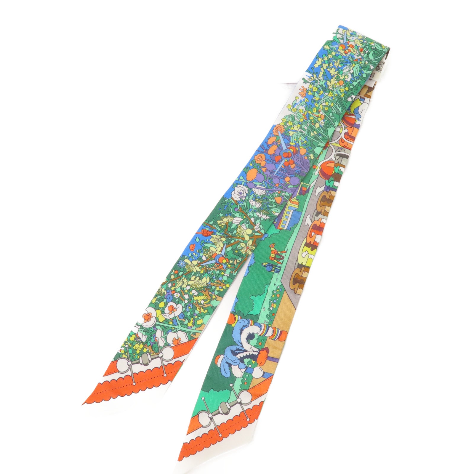 HERMES 絲質Twilly絲巾
