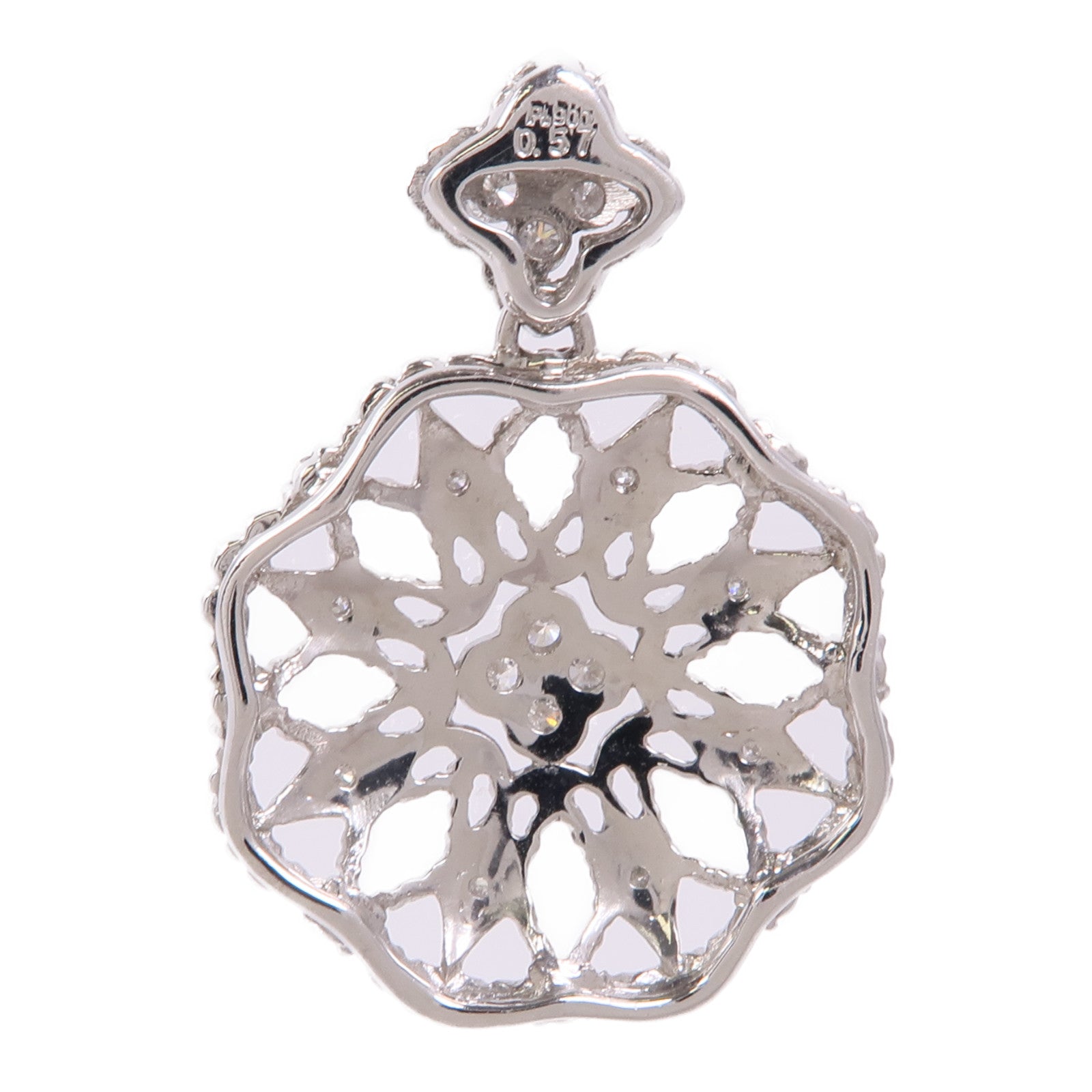JEWELRY PT900鉑金Diamond Pendant Top鑽石吊墜