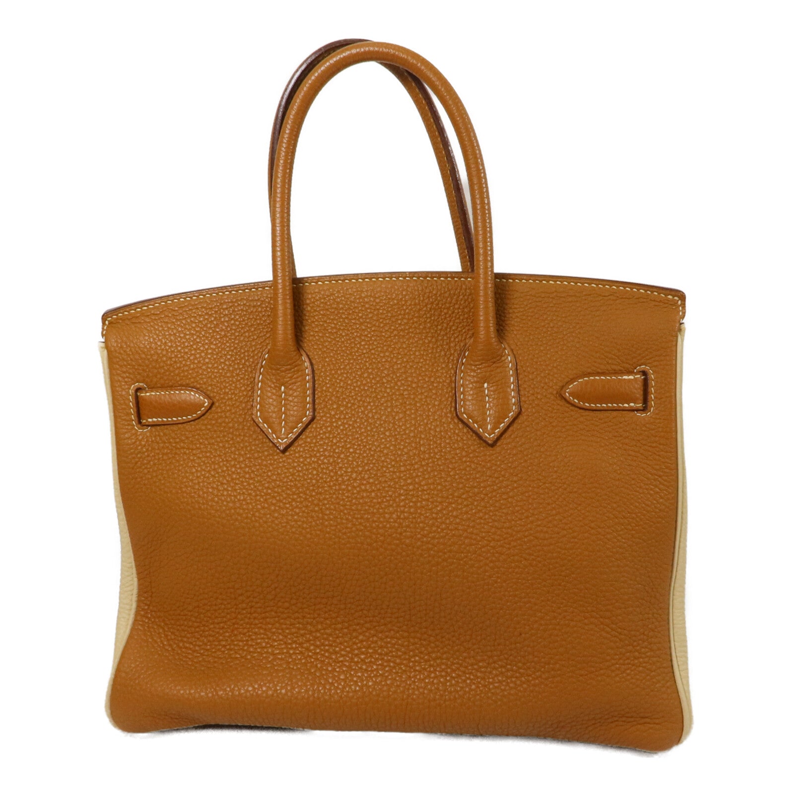 HERMES Togo皮革Birkin 30手挽袋Three Tones