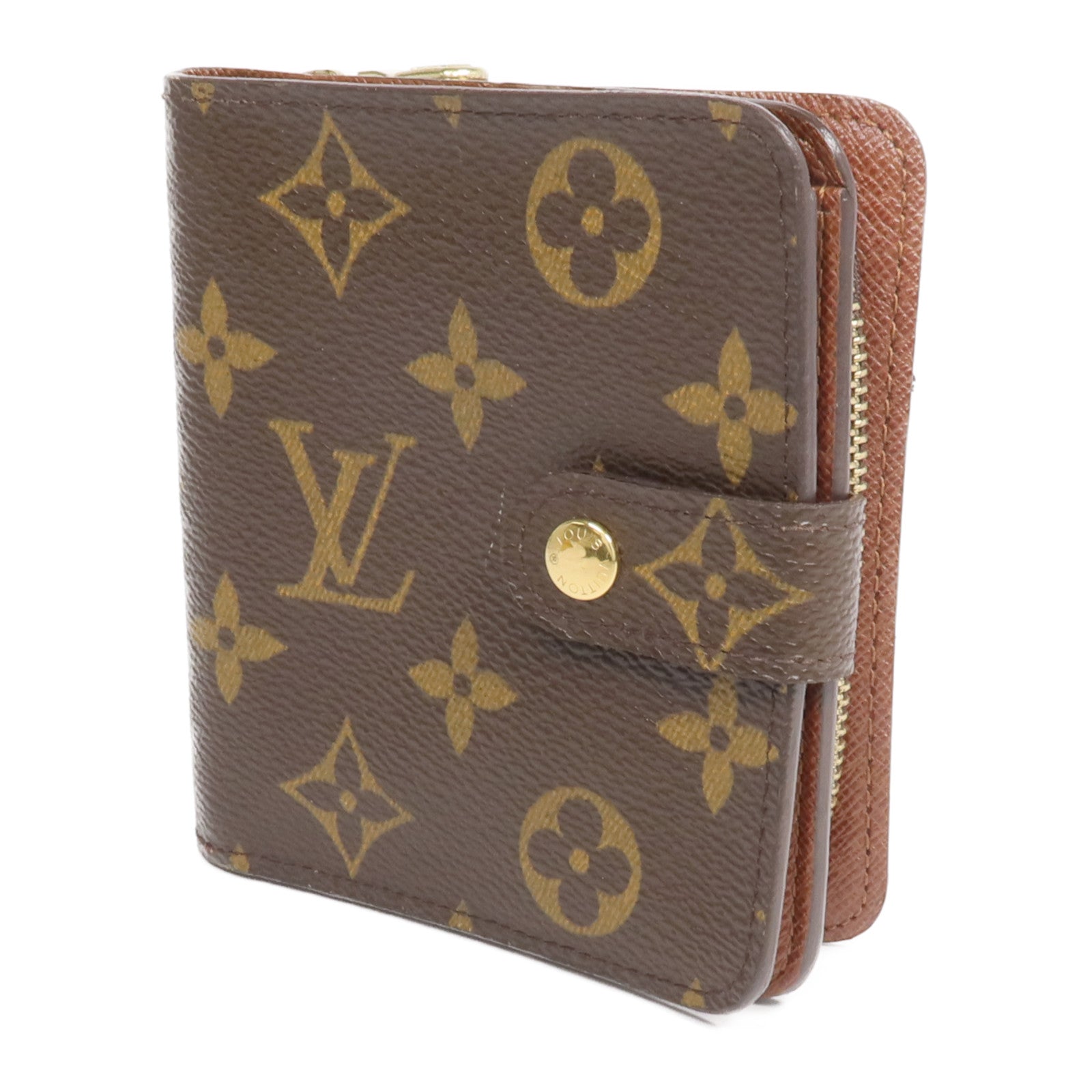 LOUIS VUITTON Monogram Wallet金扣錢包