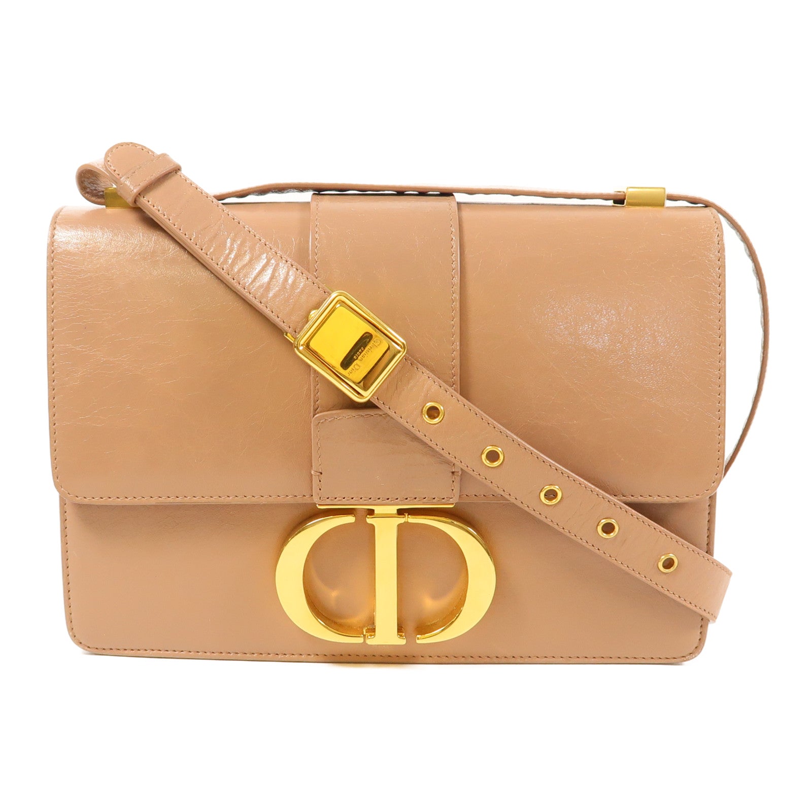 Dior 牛皮皮革30 Montaigne金扣肩背袋