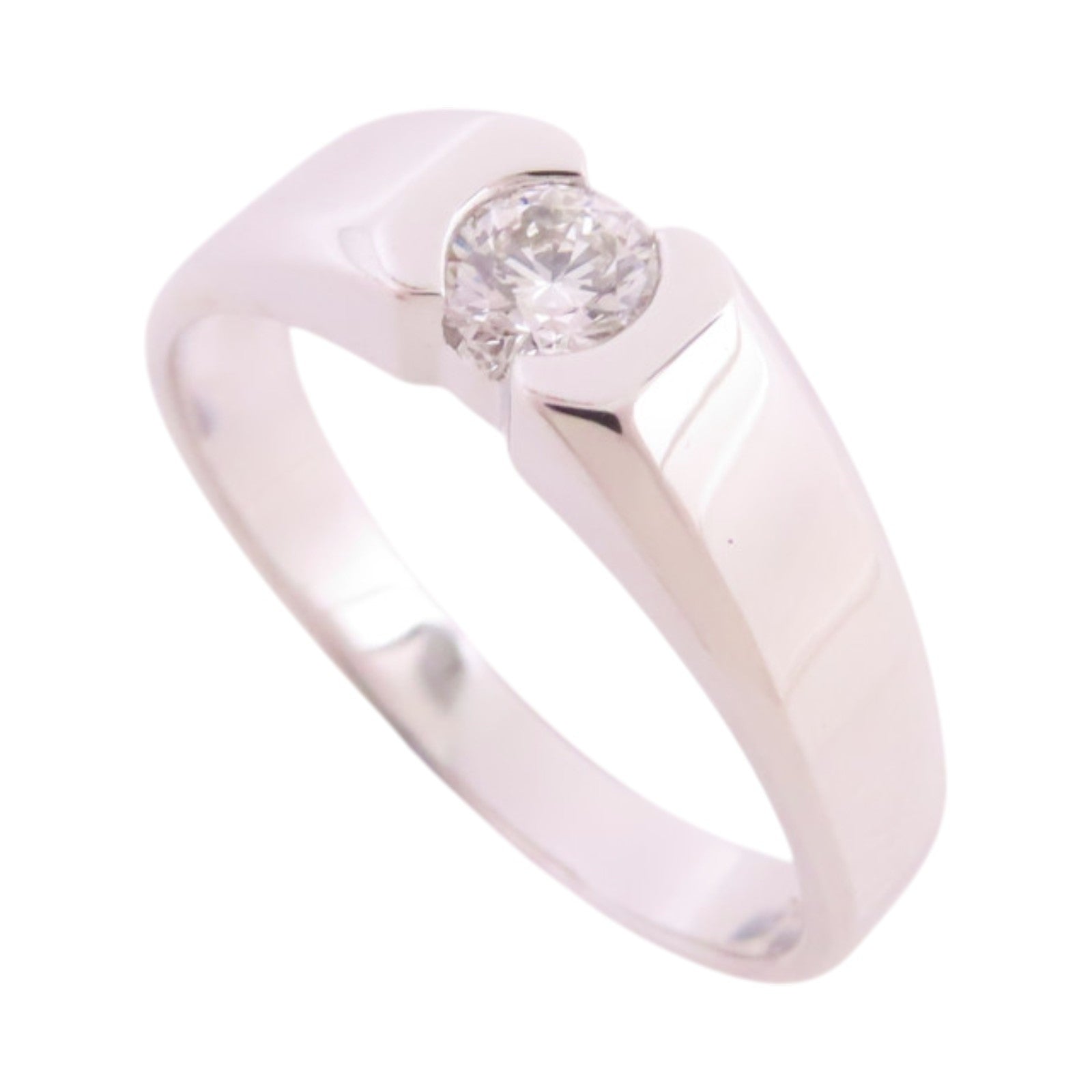 JEWELRY 18K白金/鑽石Diamond Ring戒指US#6