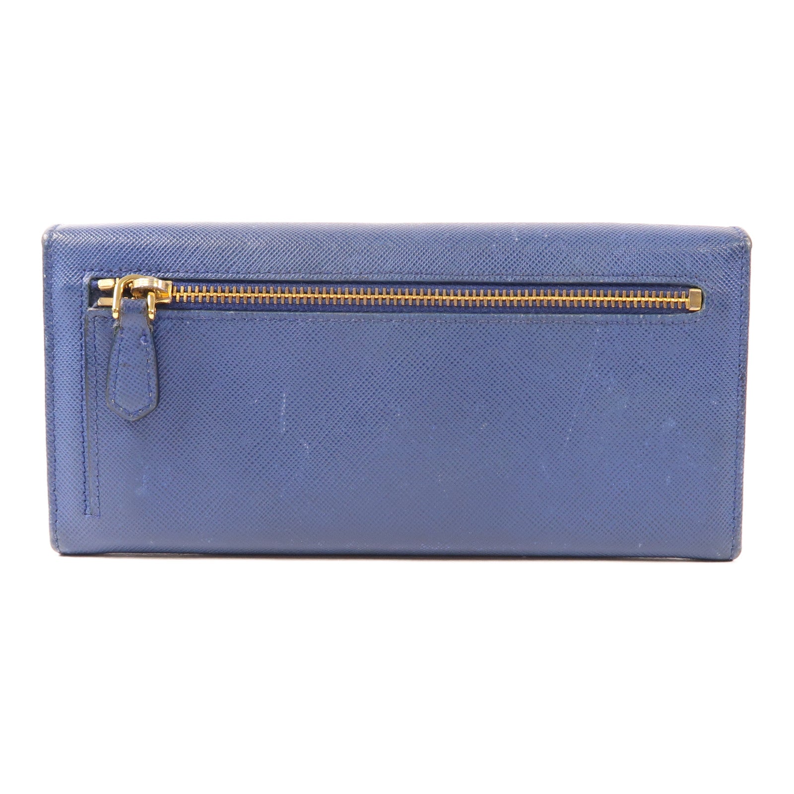 PRADA 牛皮皮革Long Wallet金扣長錢包