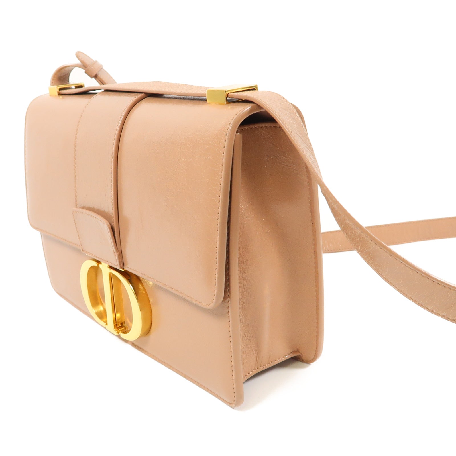 Dior 牛皮皮革30 Montaigne金扣肩背袋