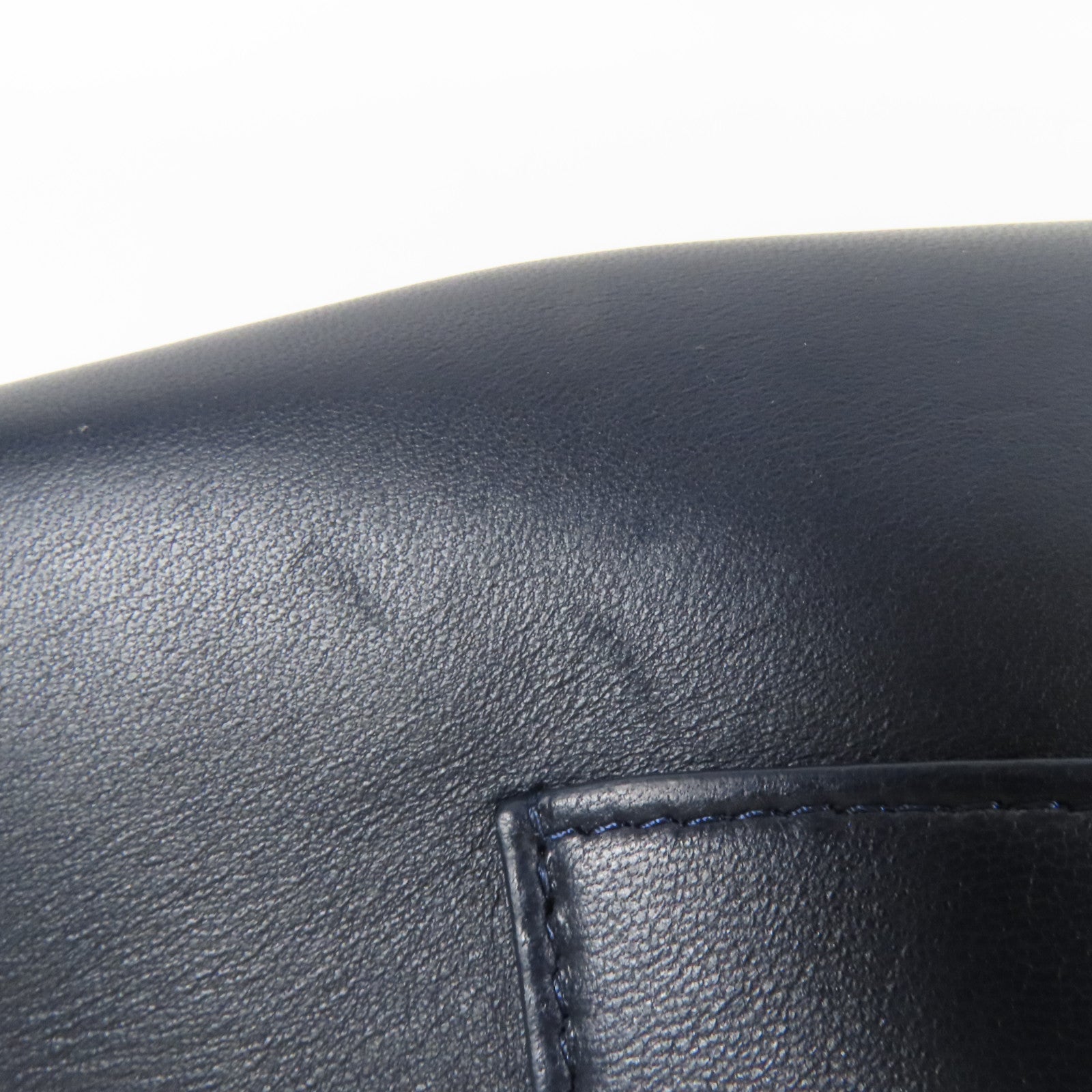 CHANEL 羊皮皮革Pouch銀扣手拿包