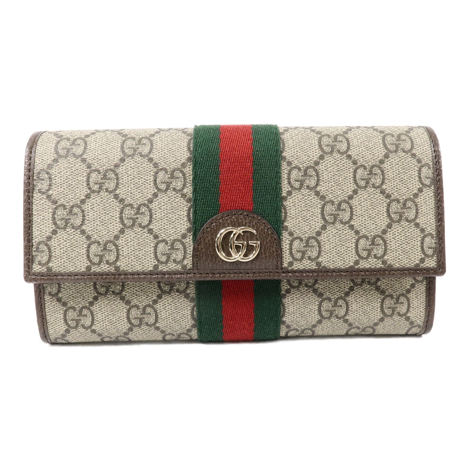GUCCI 塗層帆布Ophidia GG Supreme Wallet長錢包