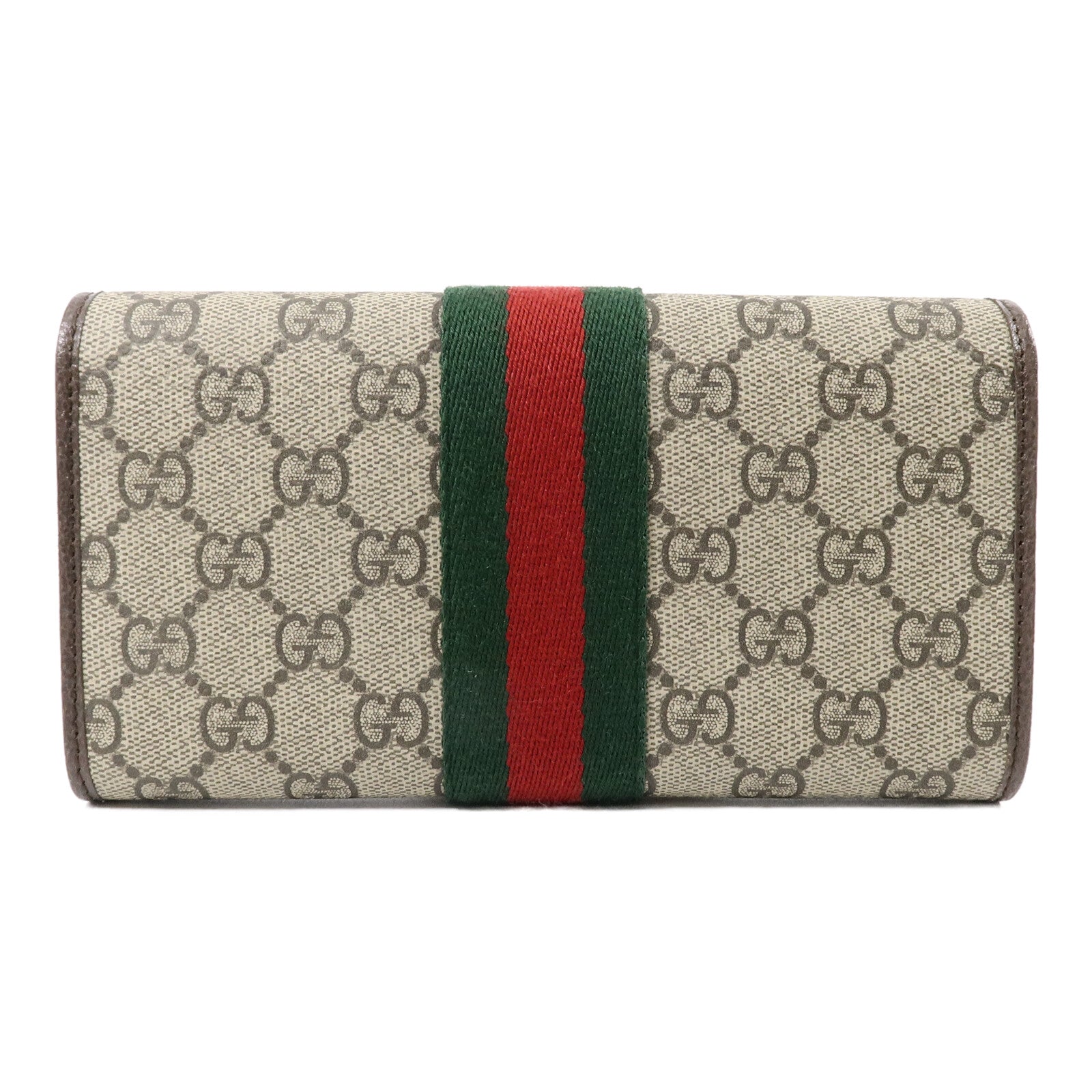 GUCCI 塗層帆布Ophidia GG Supreme Wallet長錢包
