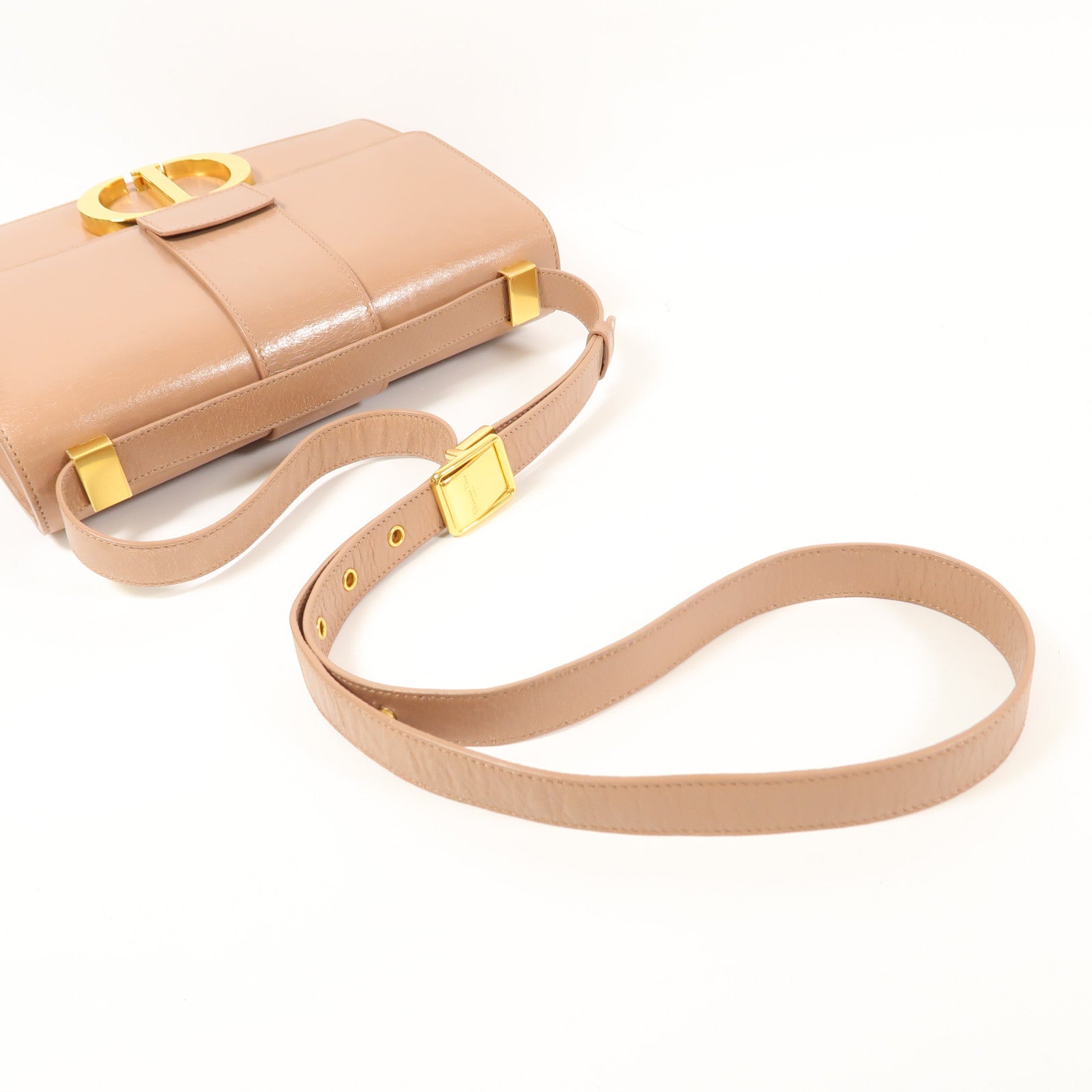 Dior 牛皮皮革30 Montaigne金扣肩背袋