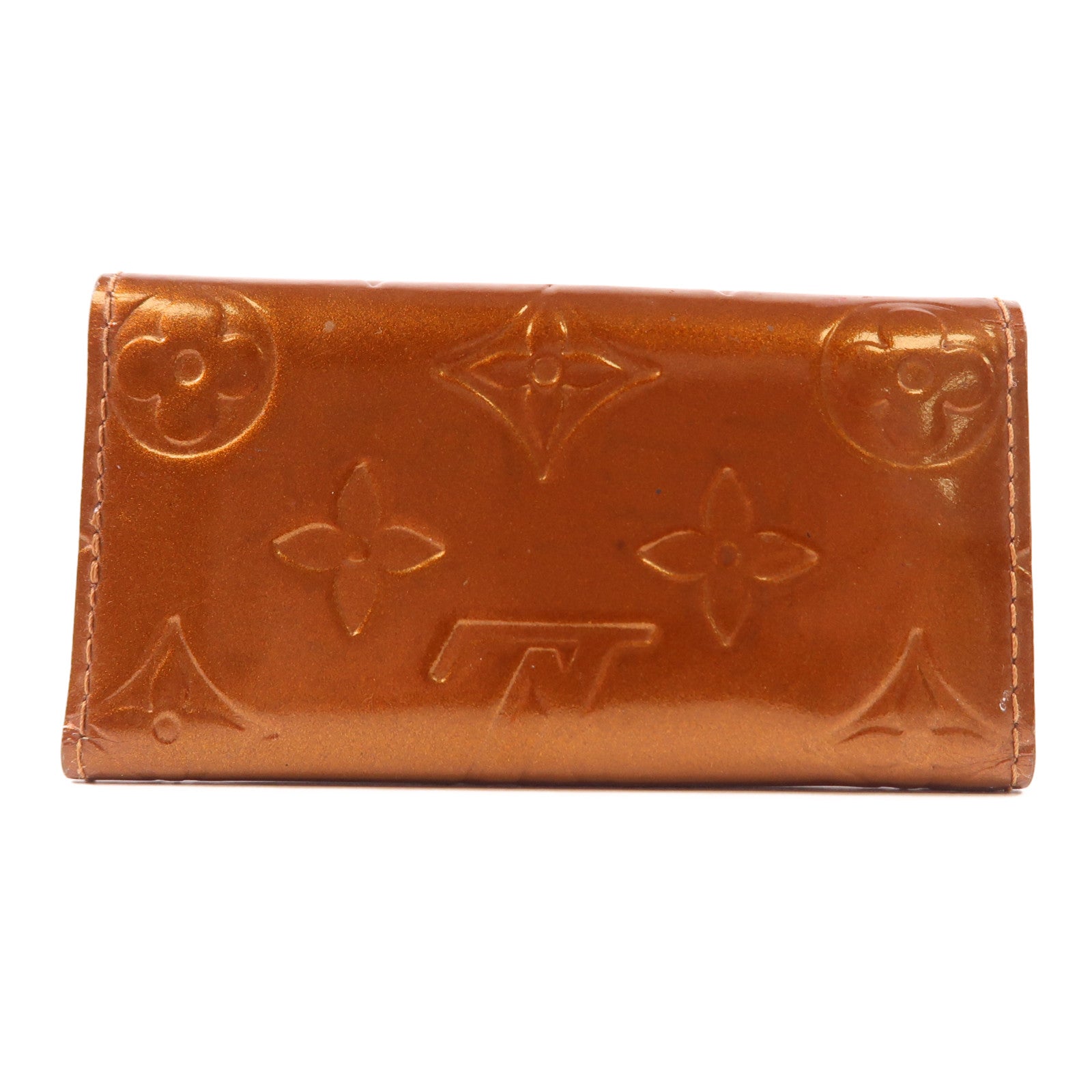 LOUIS VUITTON 漆皮皮革Key Holder金扣鎖匙包