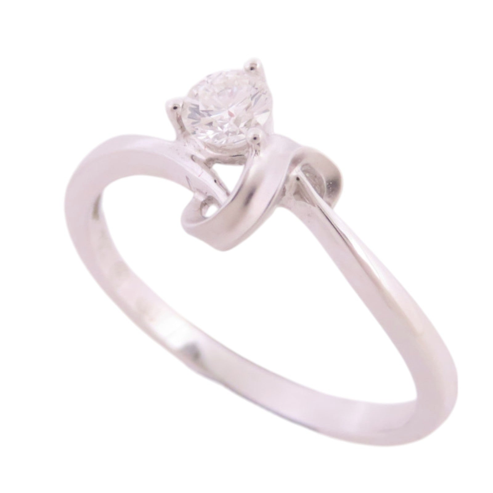 JEWELRY 【激減優惠】18K白金/鑽石Diamond Ring戒指US#5.5