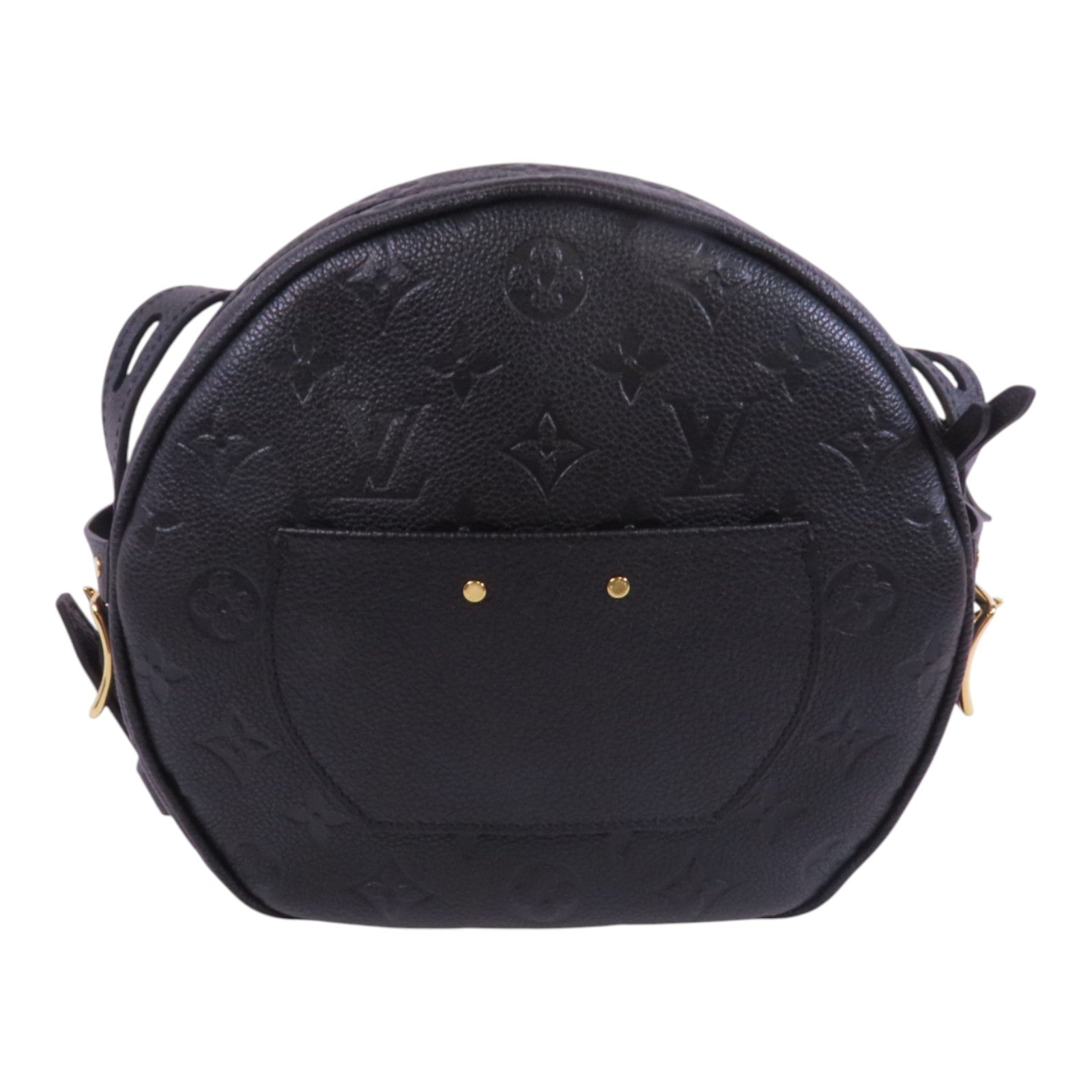 LOUIS VUITTON Monogram Empreinte Boite Chapeau Souple MM金扣肩背袋