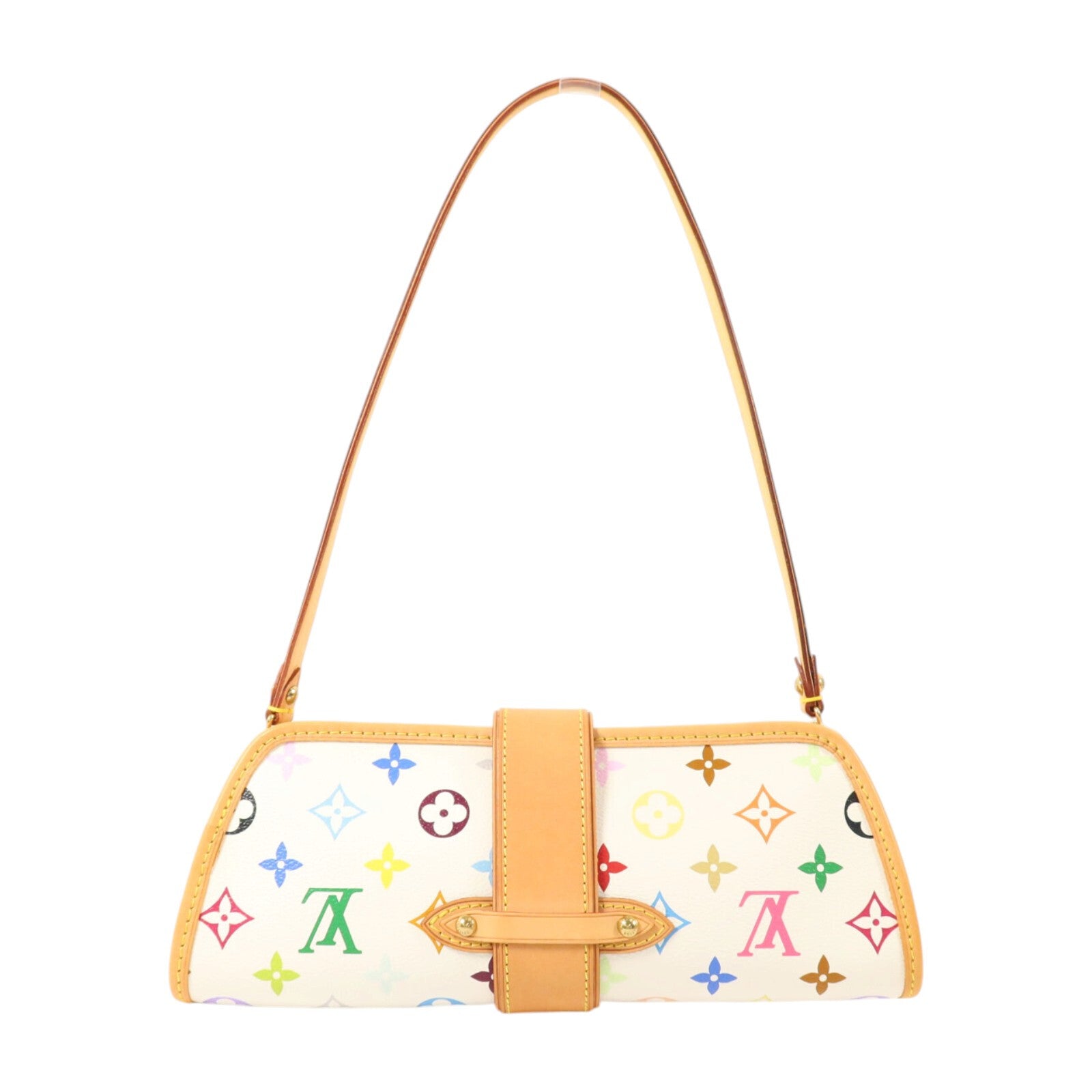 LOUIS VUITTON Monogram Multicolore Shirley金扣肩背袋