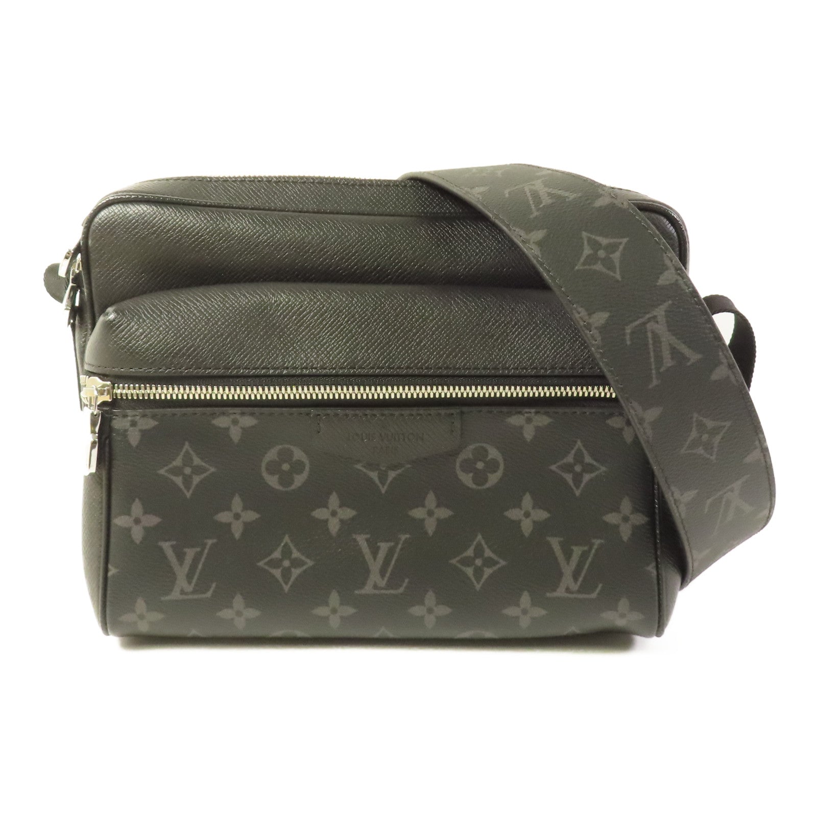 LOUIS VUITTON LV Outdoor Messenger Shoulder Bag M30233 Monogram Eclipse Black