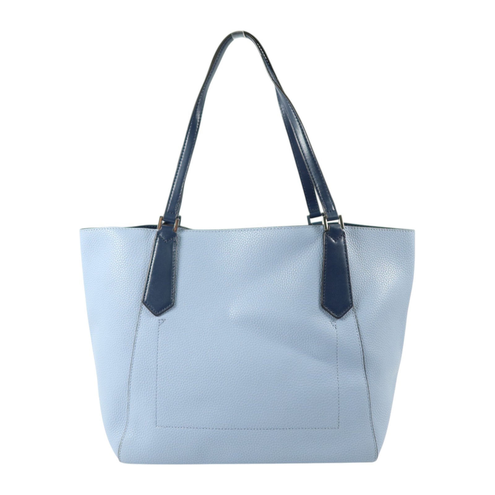 Michael Kors 牛皮皮革Tote Bag銀扣肩背袋