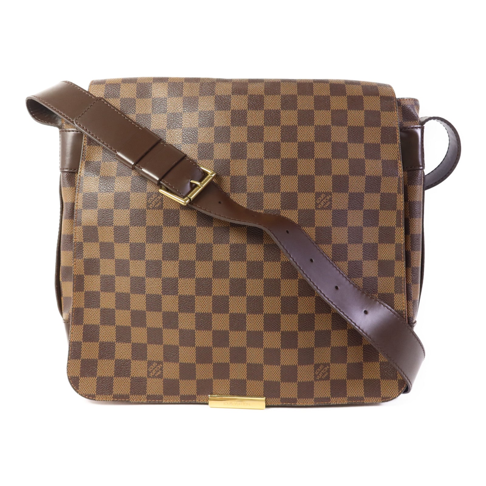 LOUIS VUITTON Damier Bastille金扣肩背袋