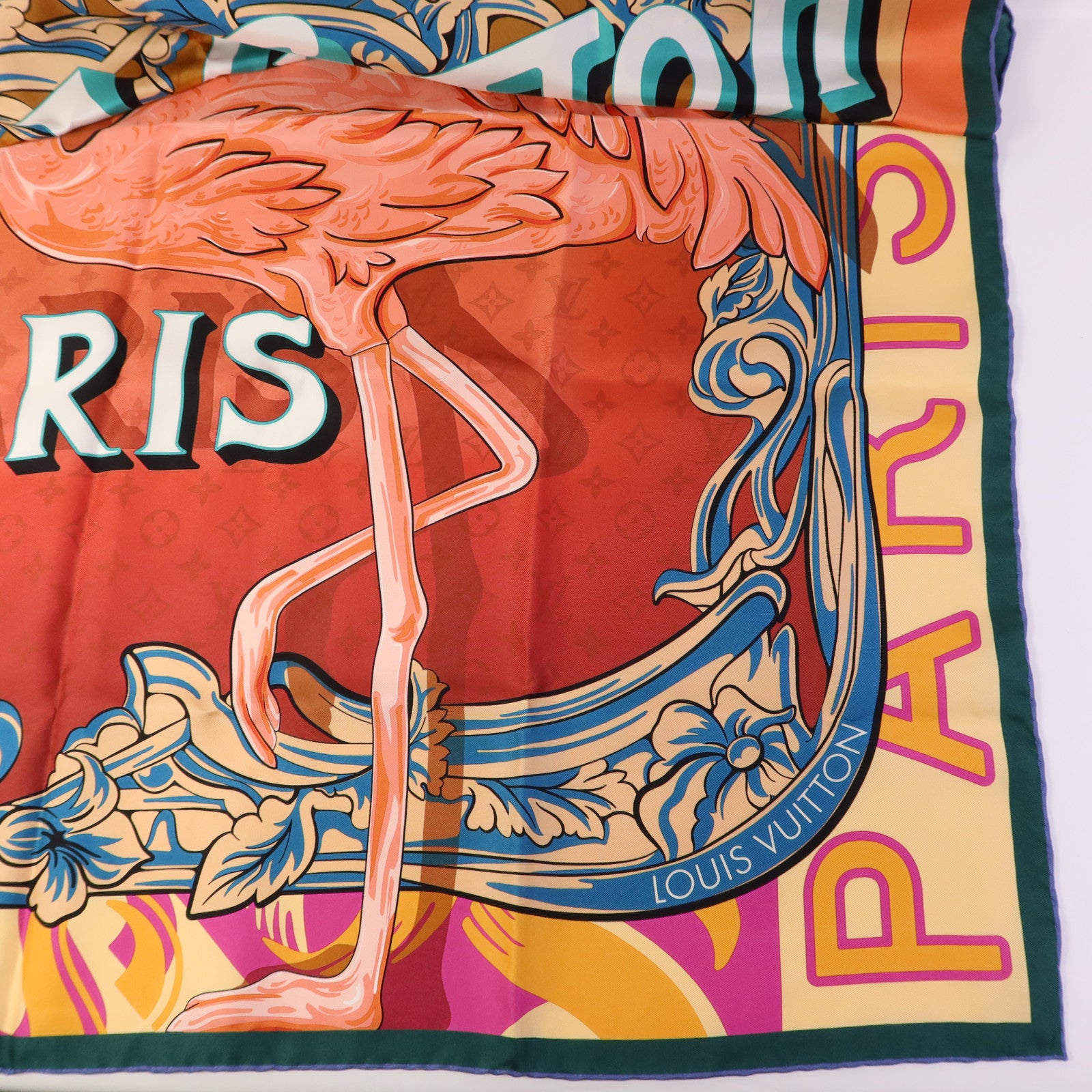 LOUIS VUITTON 【萬聖節商品】絲質Through The Window 90 Scarf絲巾