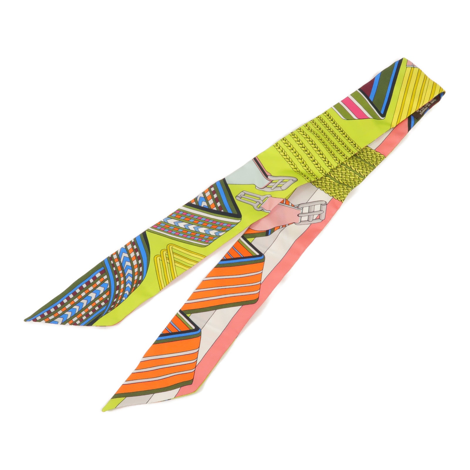 HERMES 絲質Twilly絲巾