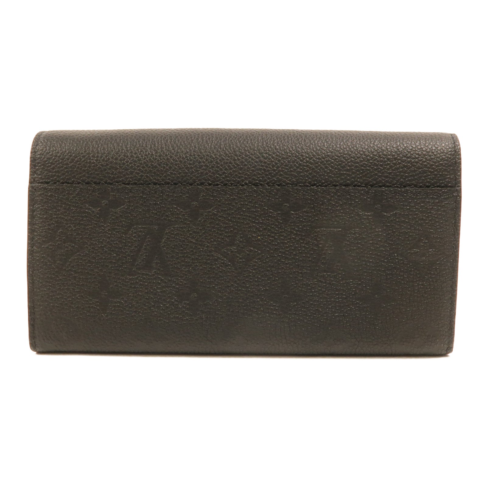 LOUIS VUITTON Monogram Empreinte Sarah Long Wallet金扣長錢包