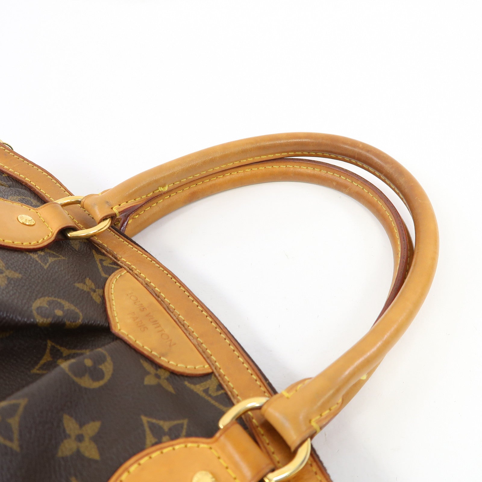 LOUIS VUITTON 【激減優惠】Monogram Tivoli PM金扣肩背袋啡色